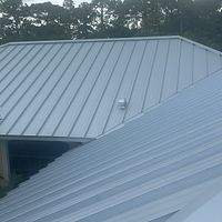 24ga 1.5" Mechanical Seam Mill Finish  by Total Roofing System The Metal Roof Experts