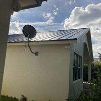 24ga 1" Nail-Strip Matte Black by Total Roofing System The Metal Roof Experts