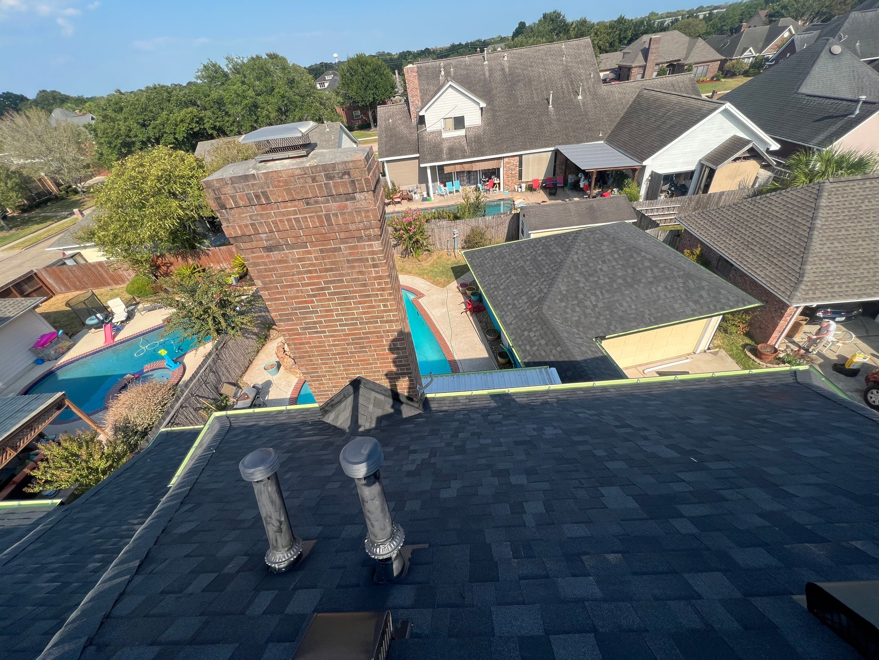 Residential Roofing Installation using Owen's Corning Duration (Lifetime) Shingles by Roof Repair Company