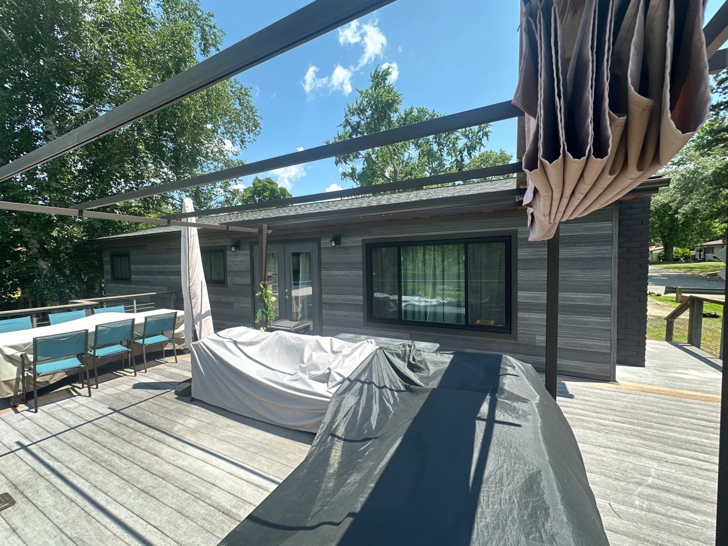 Siding Replacement using Alside Gray Oak by 180 Contractors