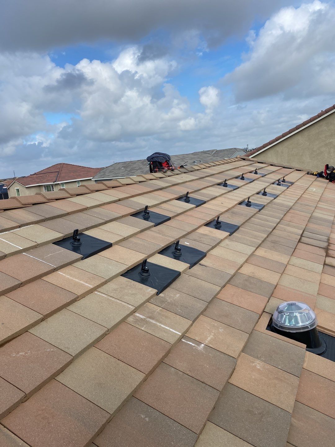 Solar Panel Installation using Solar Panels by Byers Enterprises 