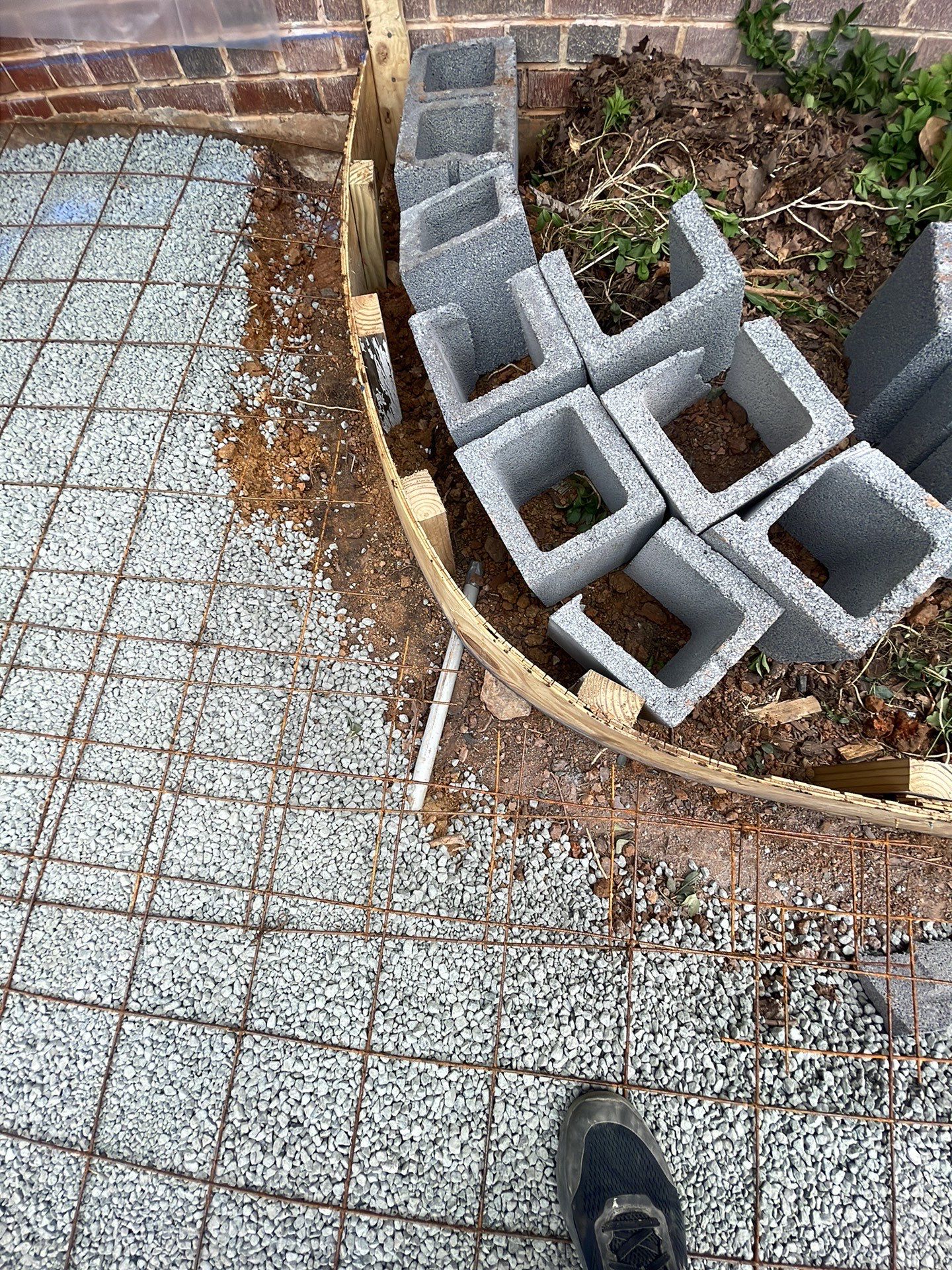 New walkway with stairs and a new front porch by Fairfax Contractors, LLC