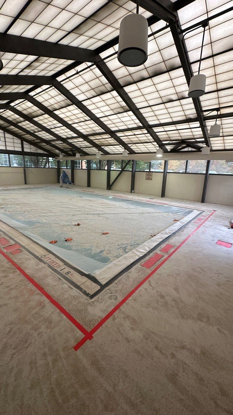 Hotel Pool Deck Project in Cranberry Township by Floors in a Day, Inc