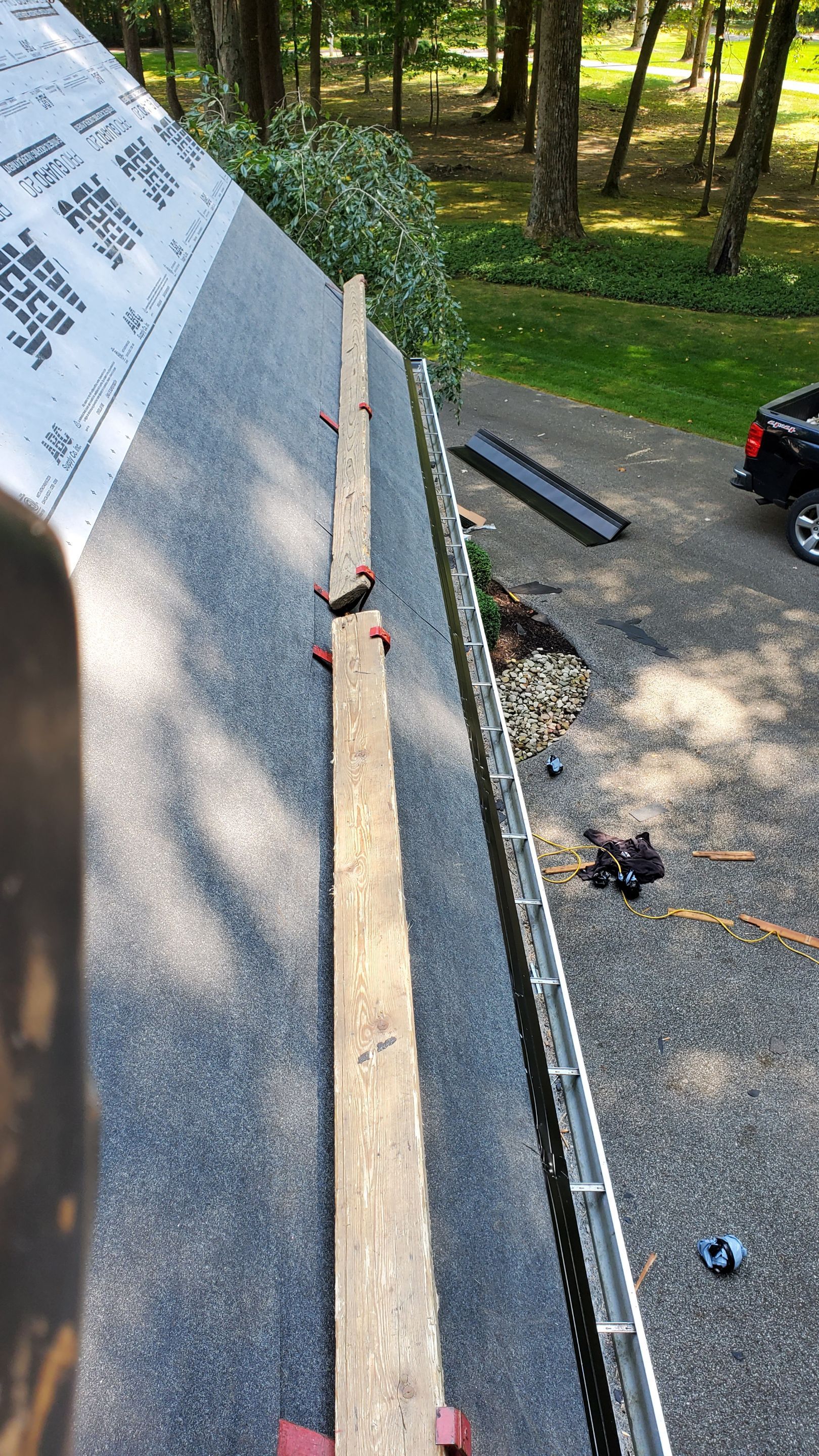 Residential Roofing Installation using Owens Corning Duration, Driftwood by Absolute Roofing and Construction