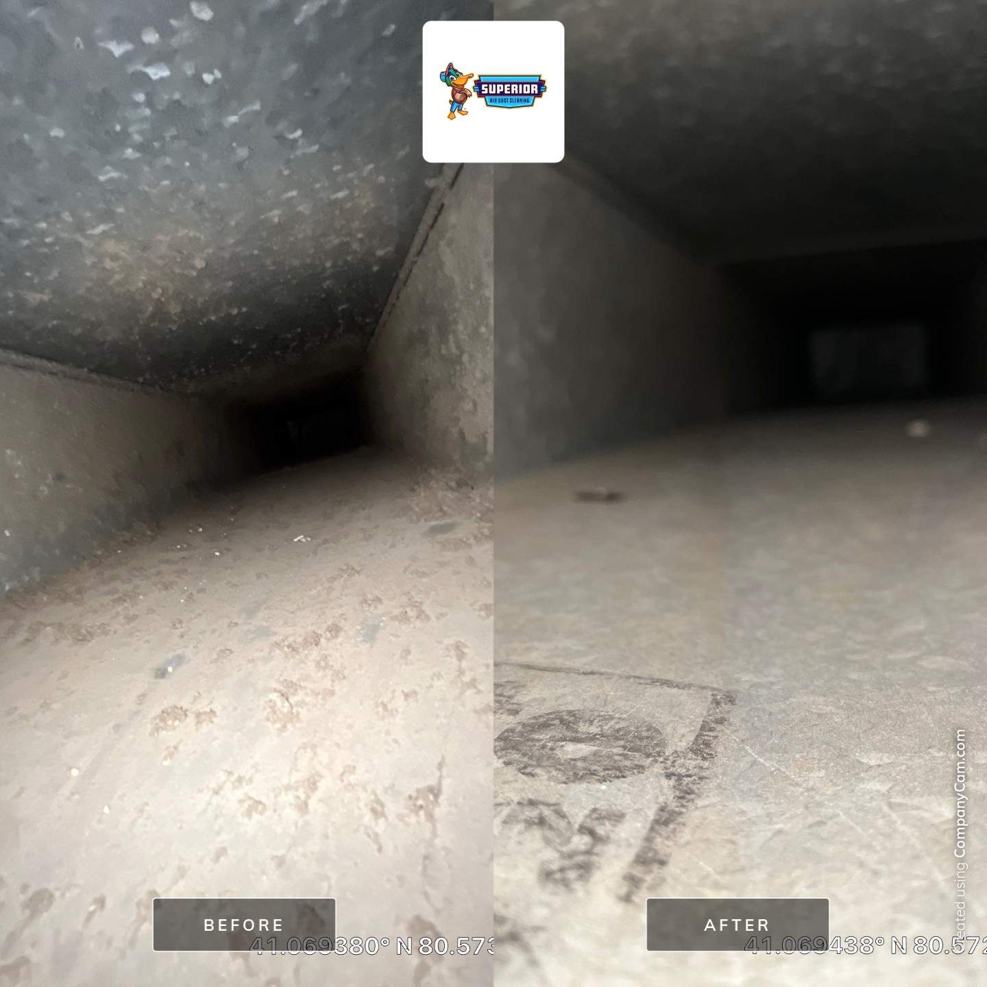 Air Duct Cleaning With a Vacuum Truck in Campbell, OH by Superior Air Duct Cleaning