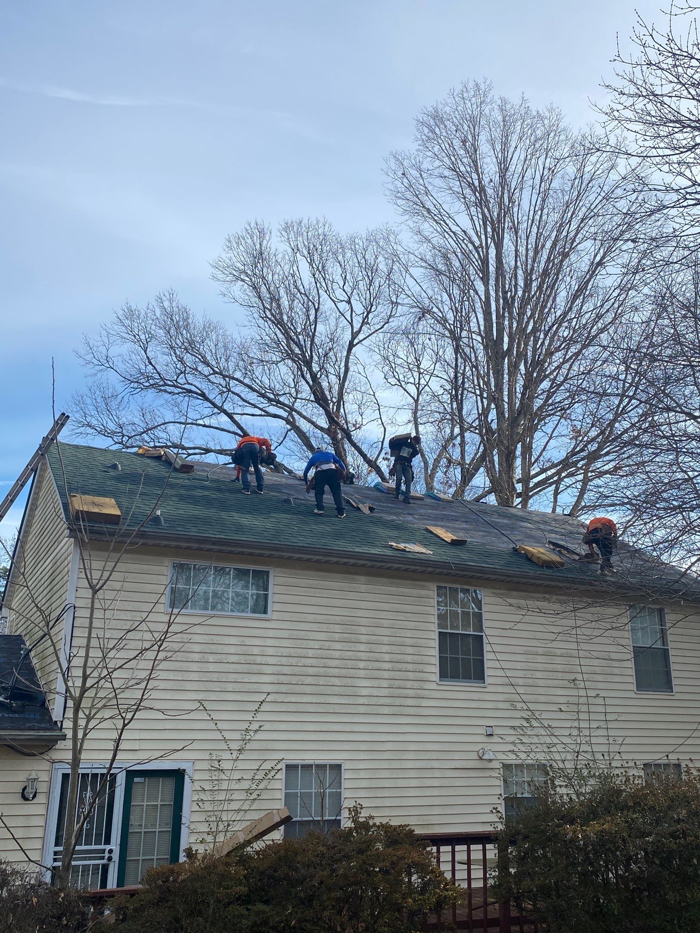 Roof replacement and interior repair by hail and wind damage by Just Brilliant Restoration JBR
