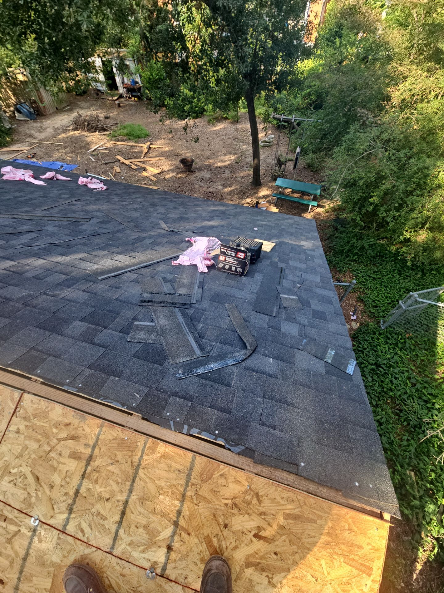 Residential Roofing Installation using Owen's Corning Duration (Lifetime) Shingles by Roof Repair Company