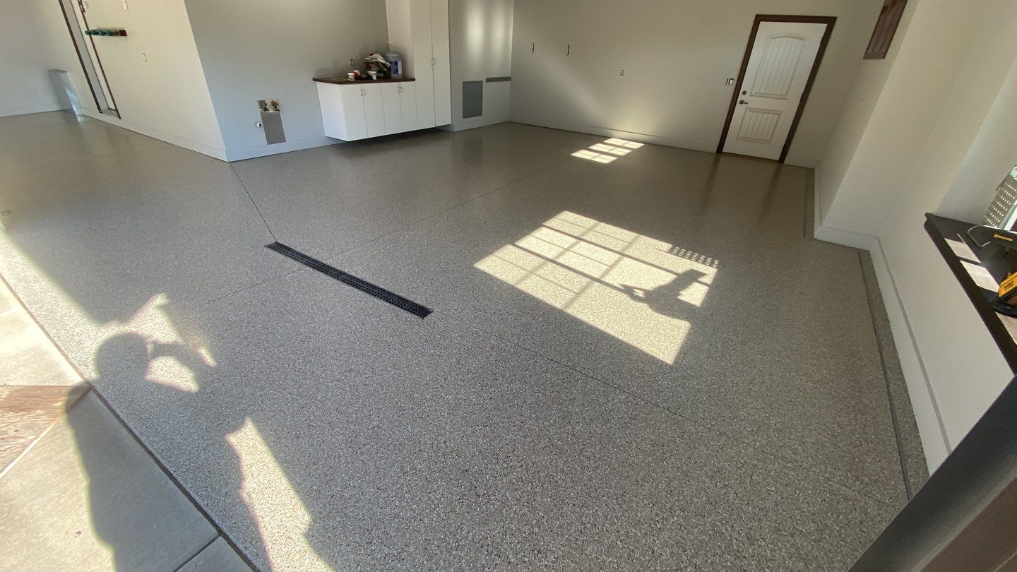 Garage using Pebble Beach by Select Painting, Coatings & Garage Cabinets