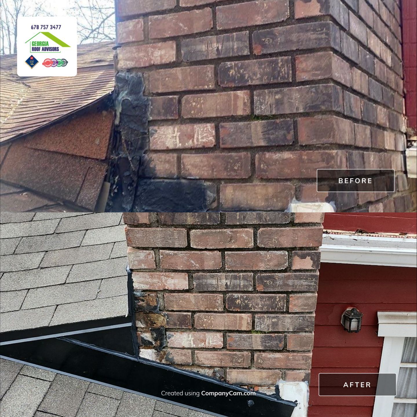 Flashing Replacement by Georgia Roof Advisors