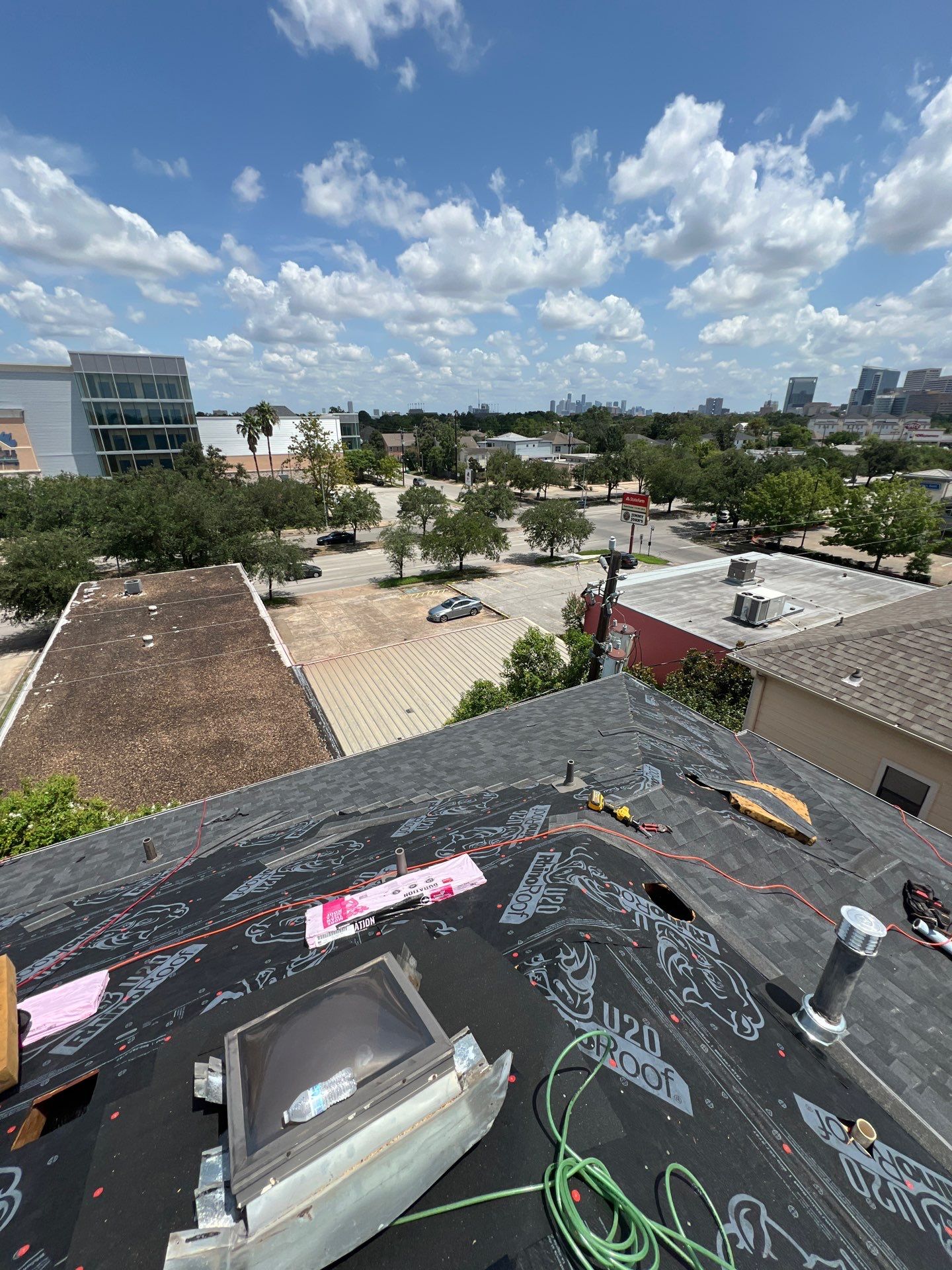 Residential Roofing Installation using Owen's Corning Duration (Lifetime) Shingles by Roof Repair Company