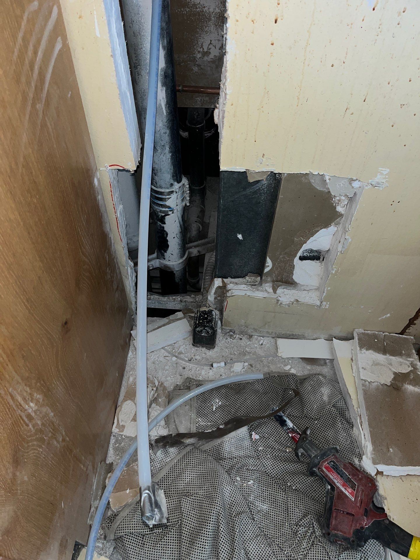 Ice Maker Outlet Box Installation and Water Line Connection and Piping. by Us Plumbing