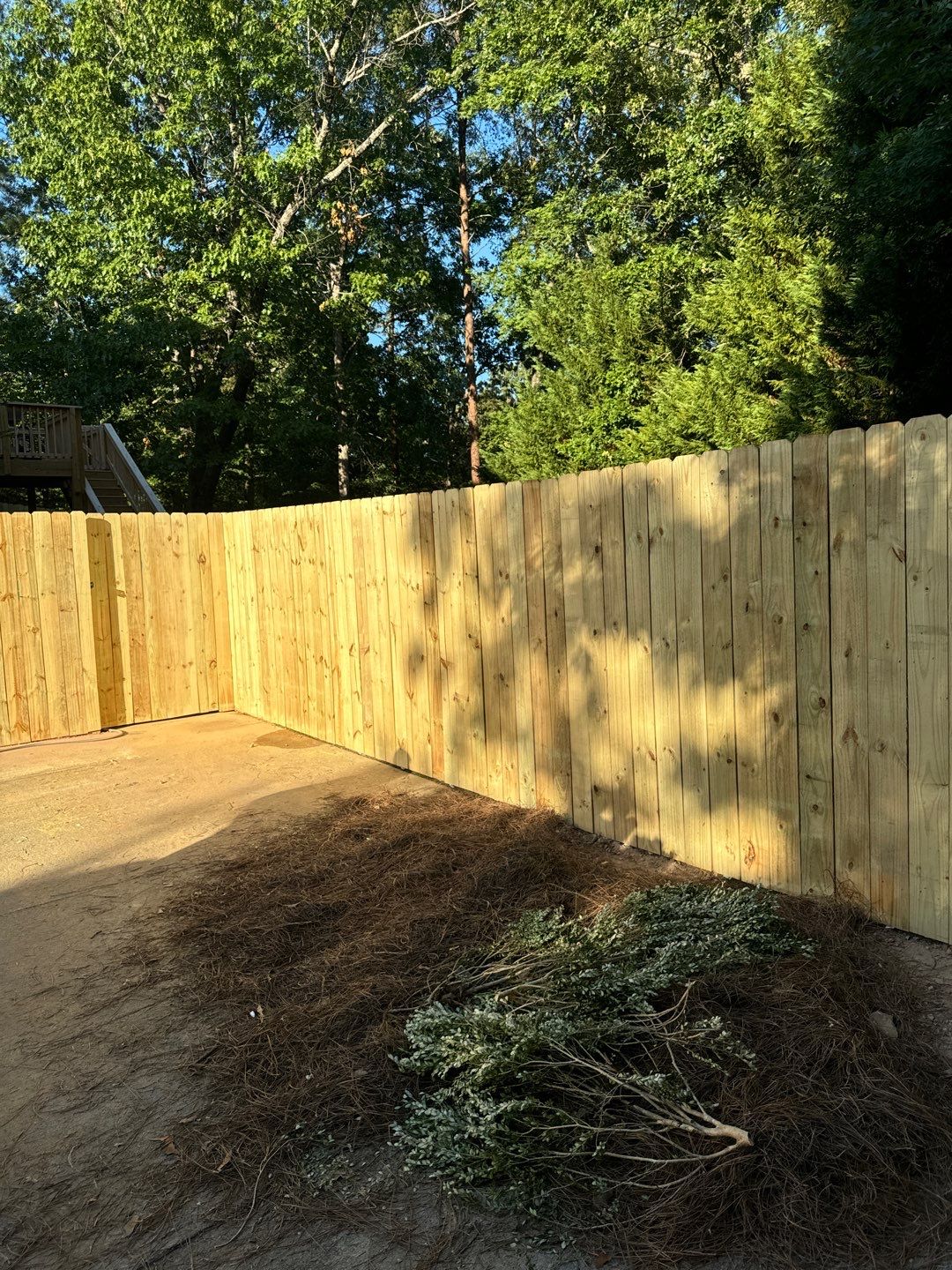 Greystone - Traditional Fence by Pillar and Pine