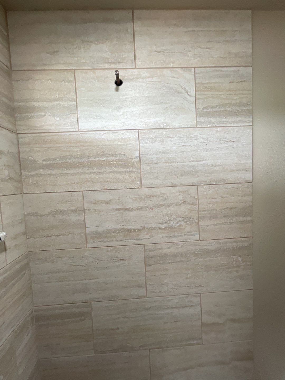 Bathroom Shower Remodel for a client by First United Roofing & Construction