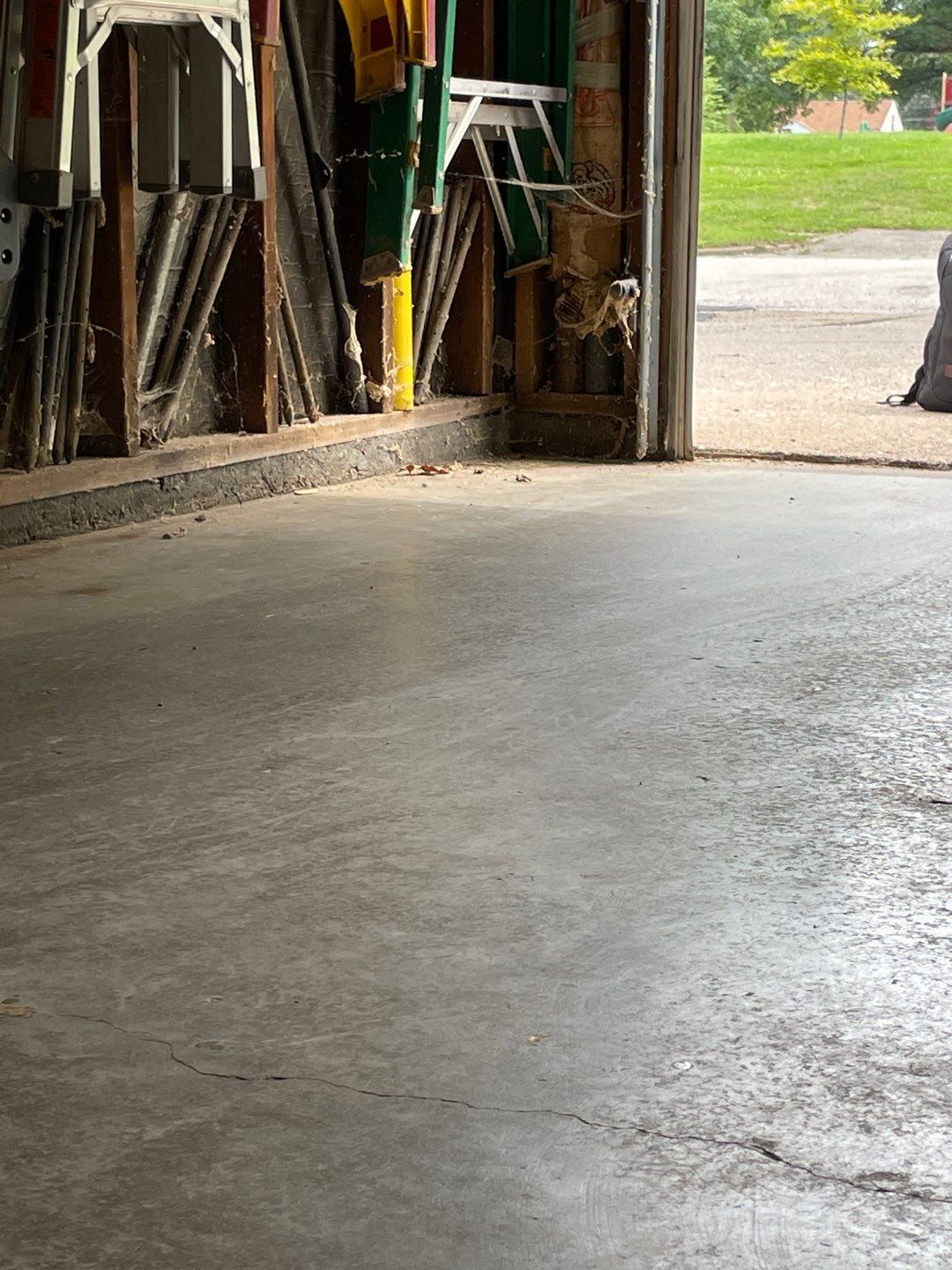 Concrete Raising using Polyfoam Injection and Bottle Jacks by ACE Waterproofing & Basement Solutions