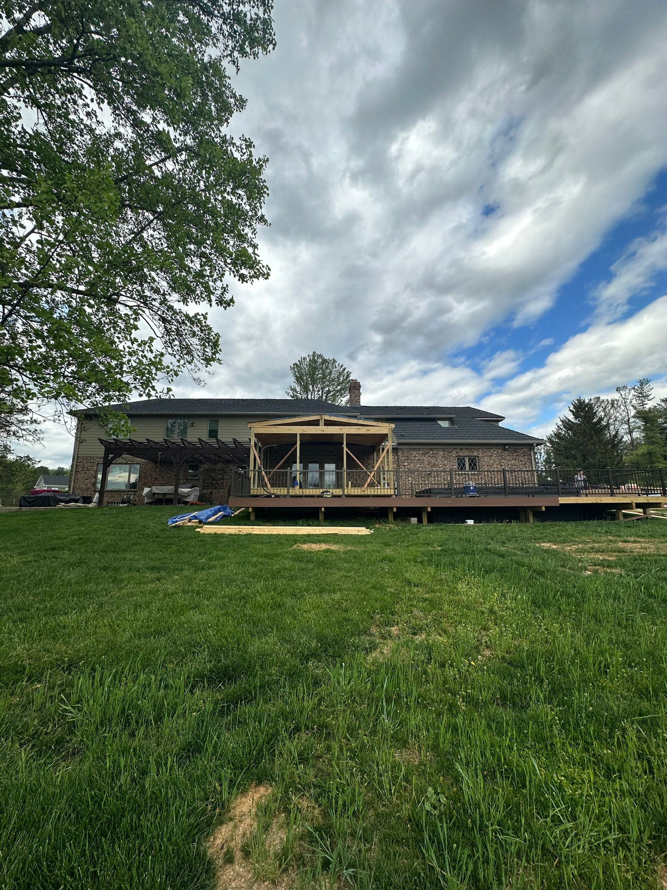 Deck/Screen porch Transformation using Timbertech by The Smet Companies, LLC