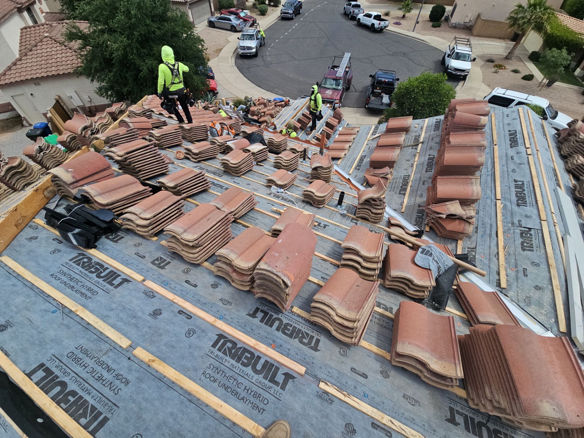 Concrete Tile Refelt by Weather-Tite Exteriors LLC