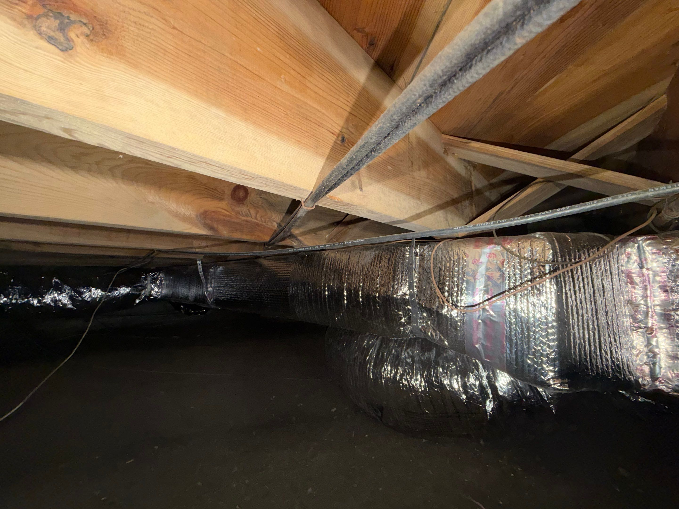 Project in Portsmouth by Patriot Crawl Space Repairs