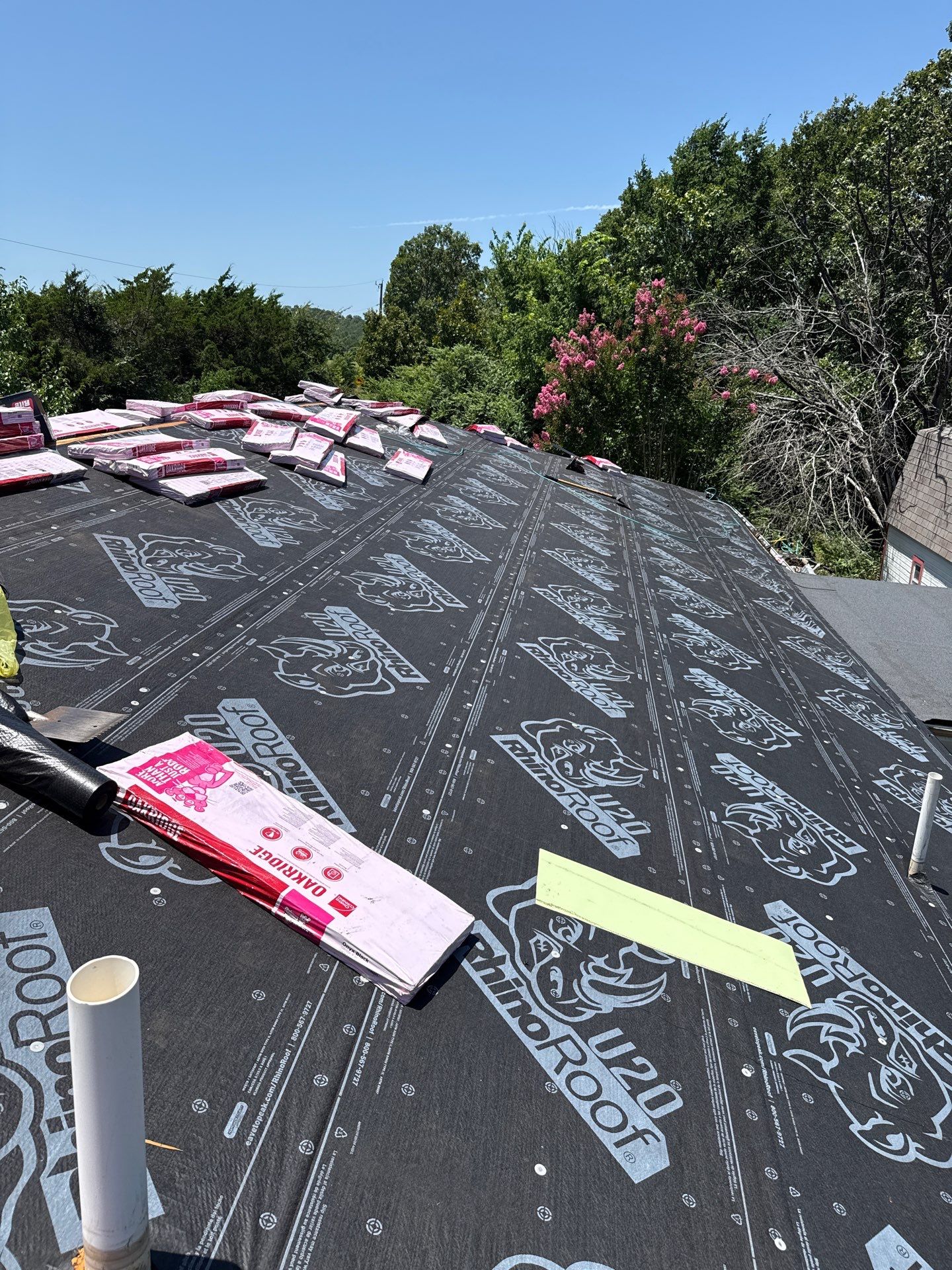 2 layers tear off & installation of new architectural shingles. by In & Out Construction & Remodeling, LLC
