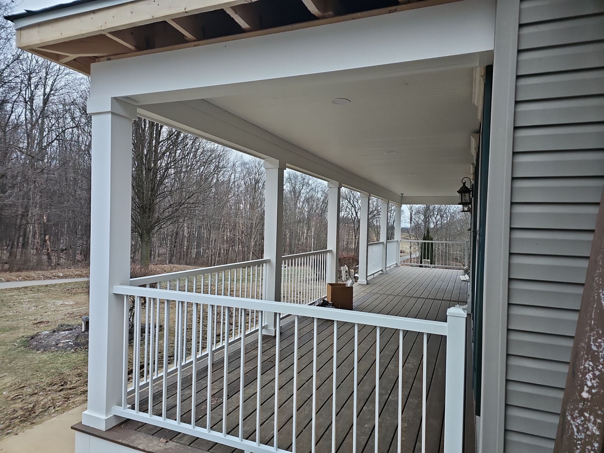 Porch by Cousins Roofing Siding & Decks