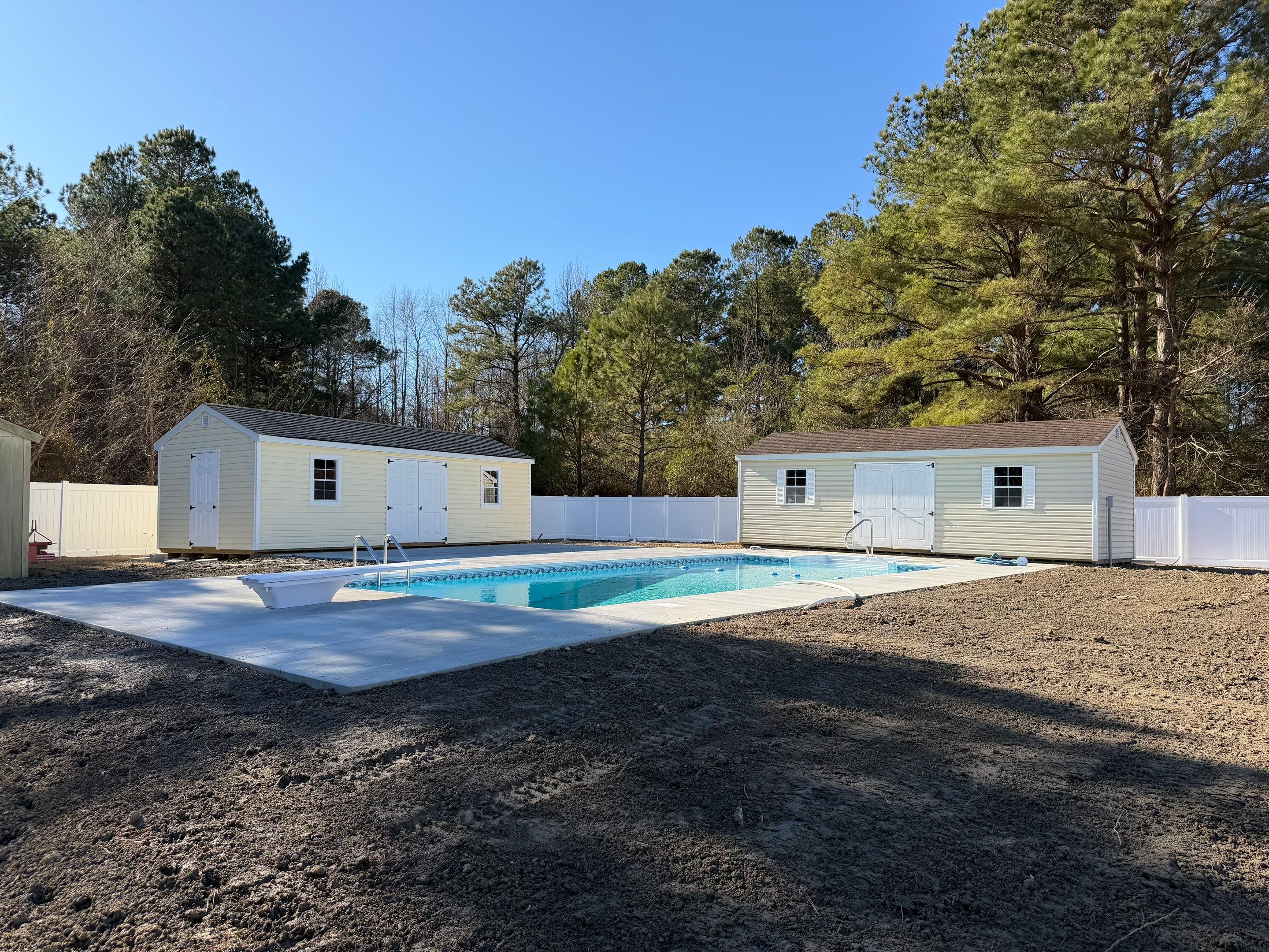 New Fence for a New Pool by Tidewater Fence