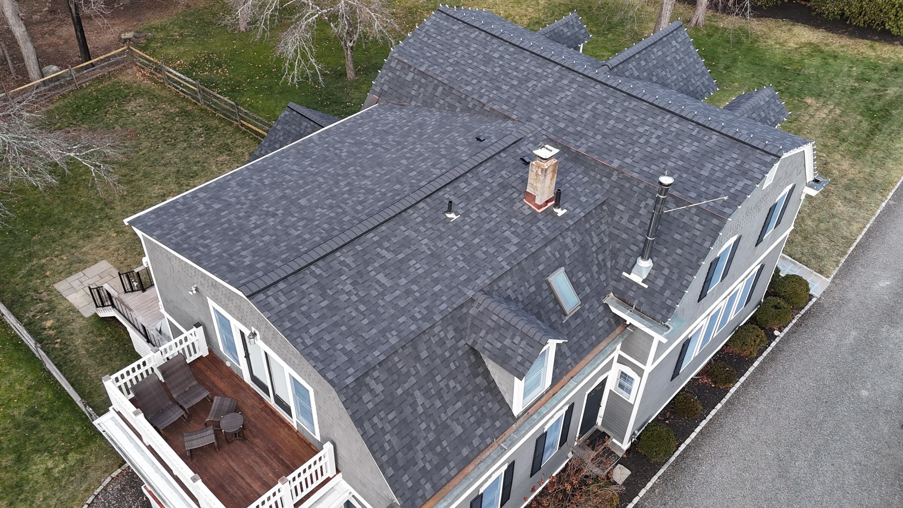 Owens Corning Duration: Onyx Black in Ridgefield, Connecticut by Golden Shield Roofing
