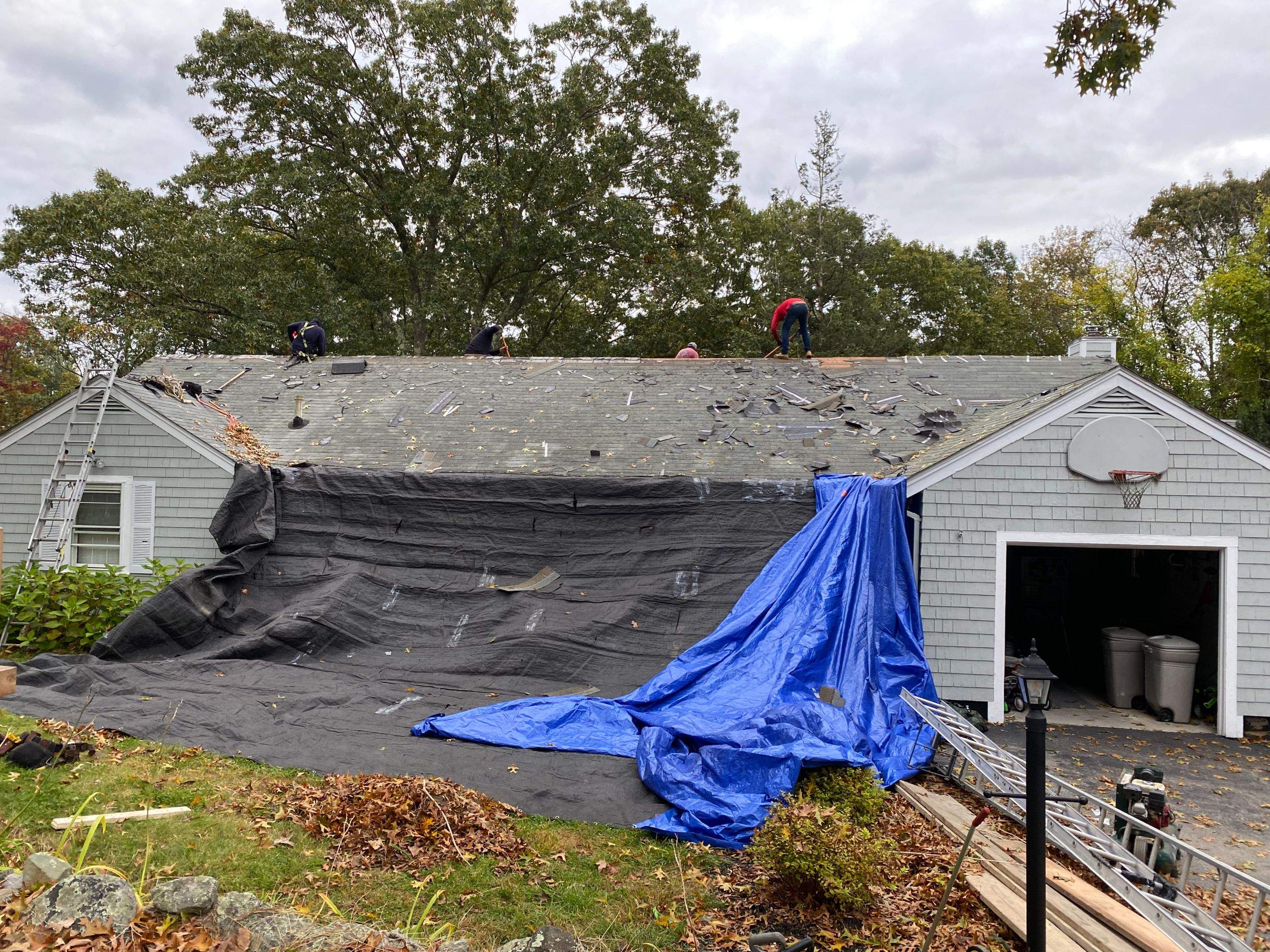 Roof Replacement + New Gutters & Guards — Chelmsford, MA by Mighty Dog Roofing of Greater Middlesex County