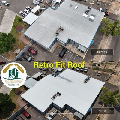 TPO Retrofit Roofing System Over Metal