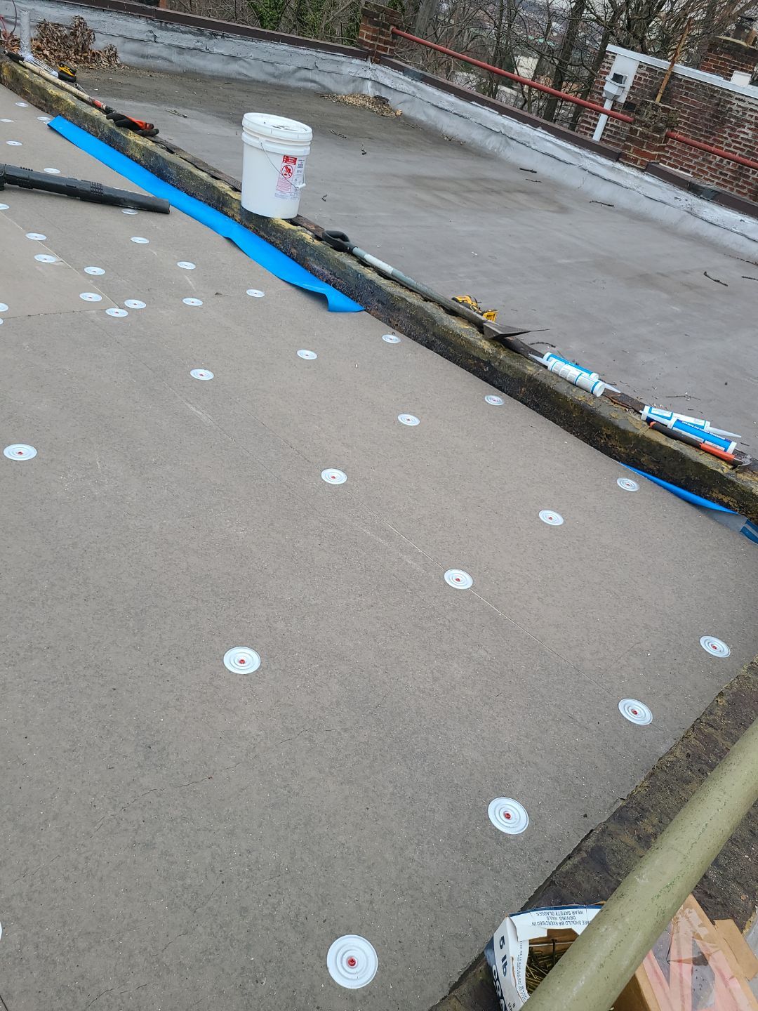 Arlington Flat TPO Roof Installation by RM Banning, Inc.