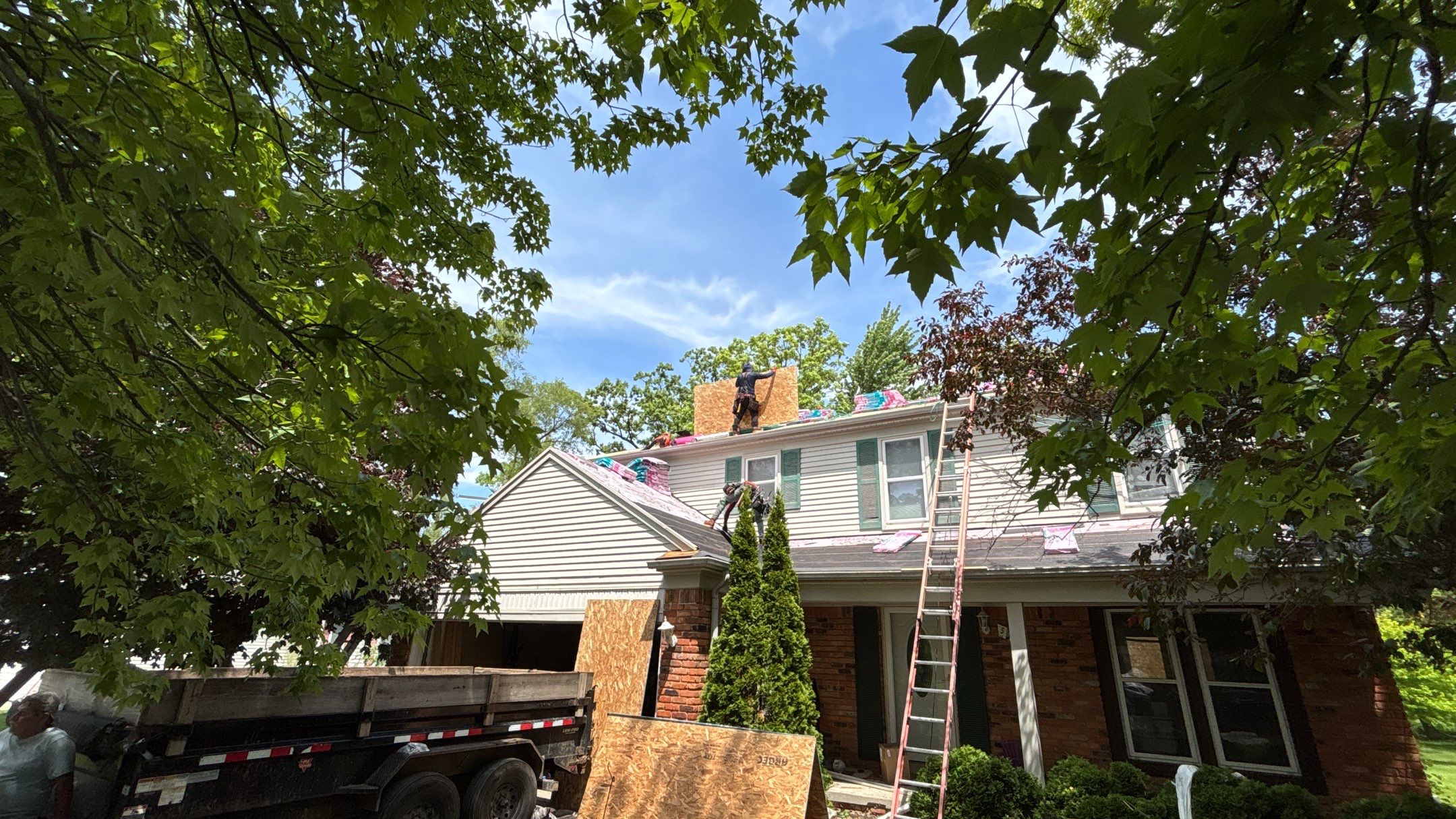 Roof Replacement using Owens Corning Duration Flex by 180 Contractors