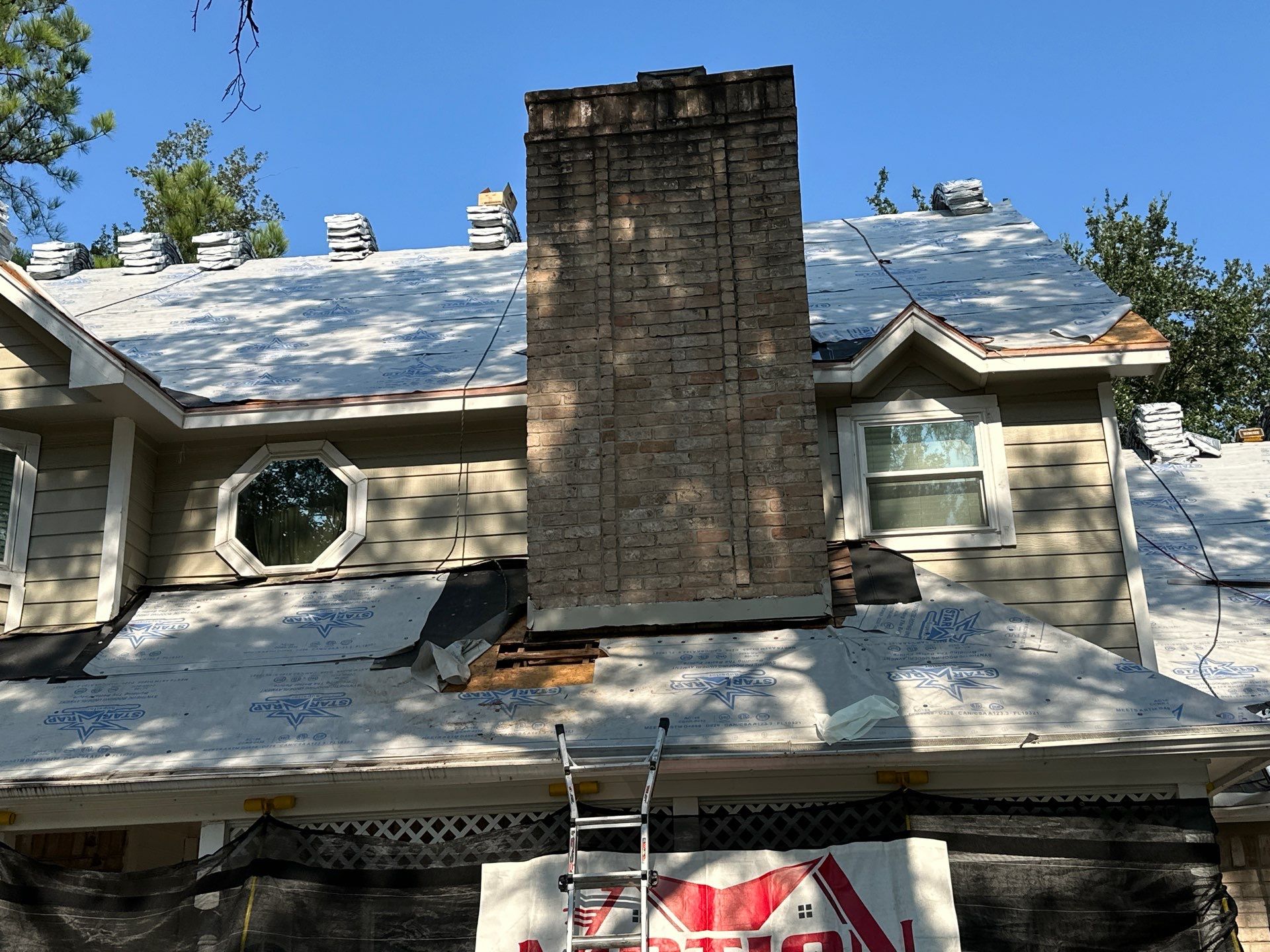 Project in Houston by Motion Roofing