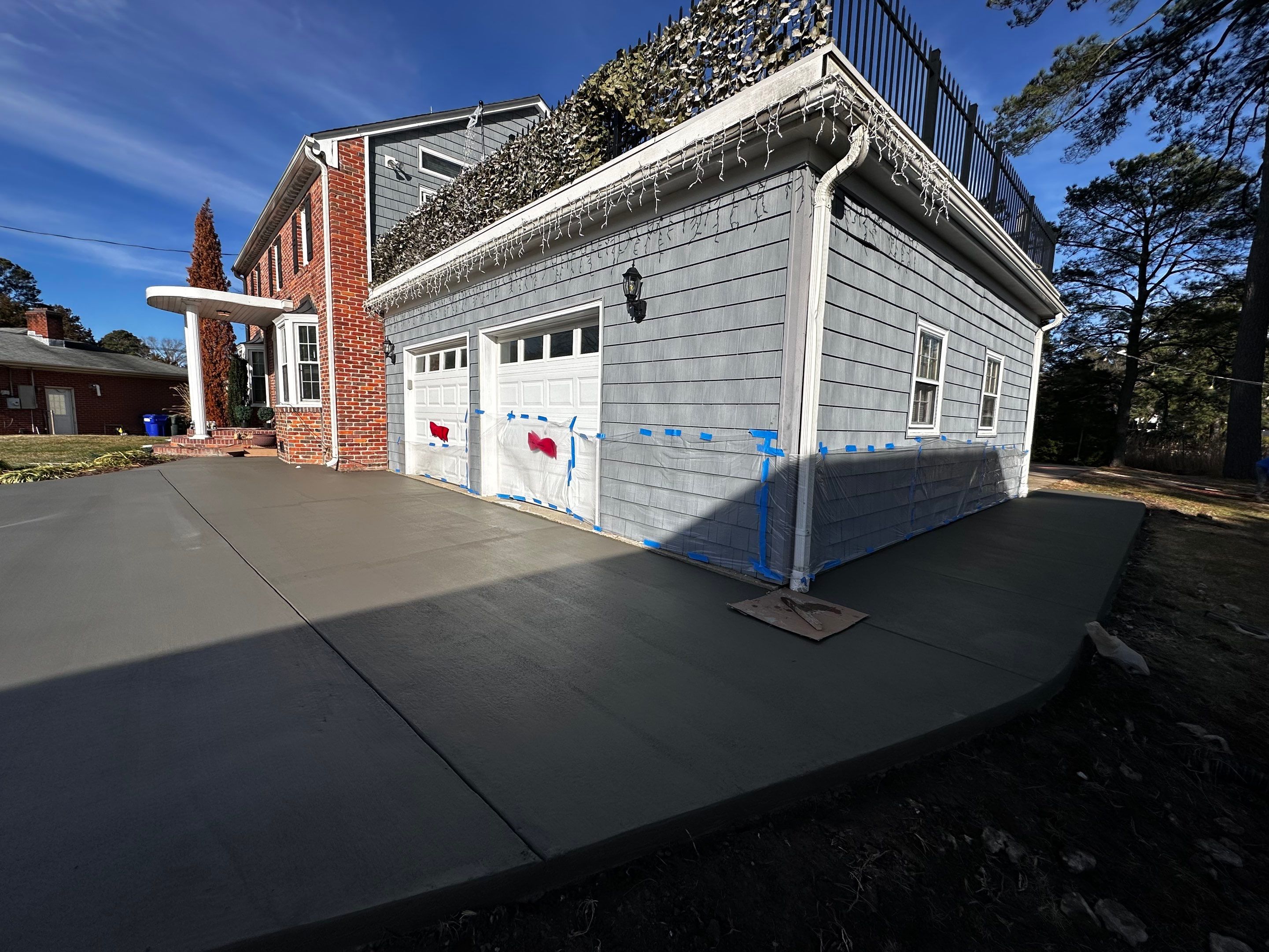 Project in Norfolk by Sam The Concrete Man Virginia Beach