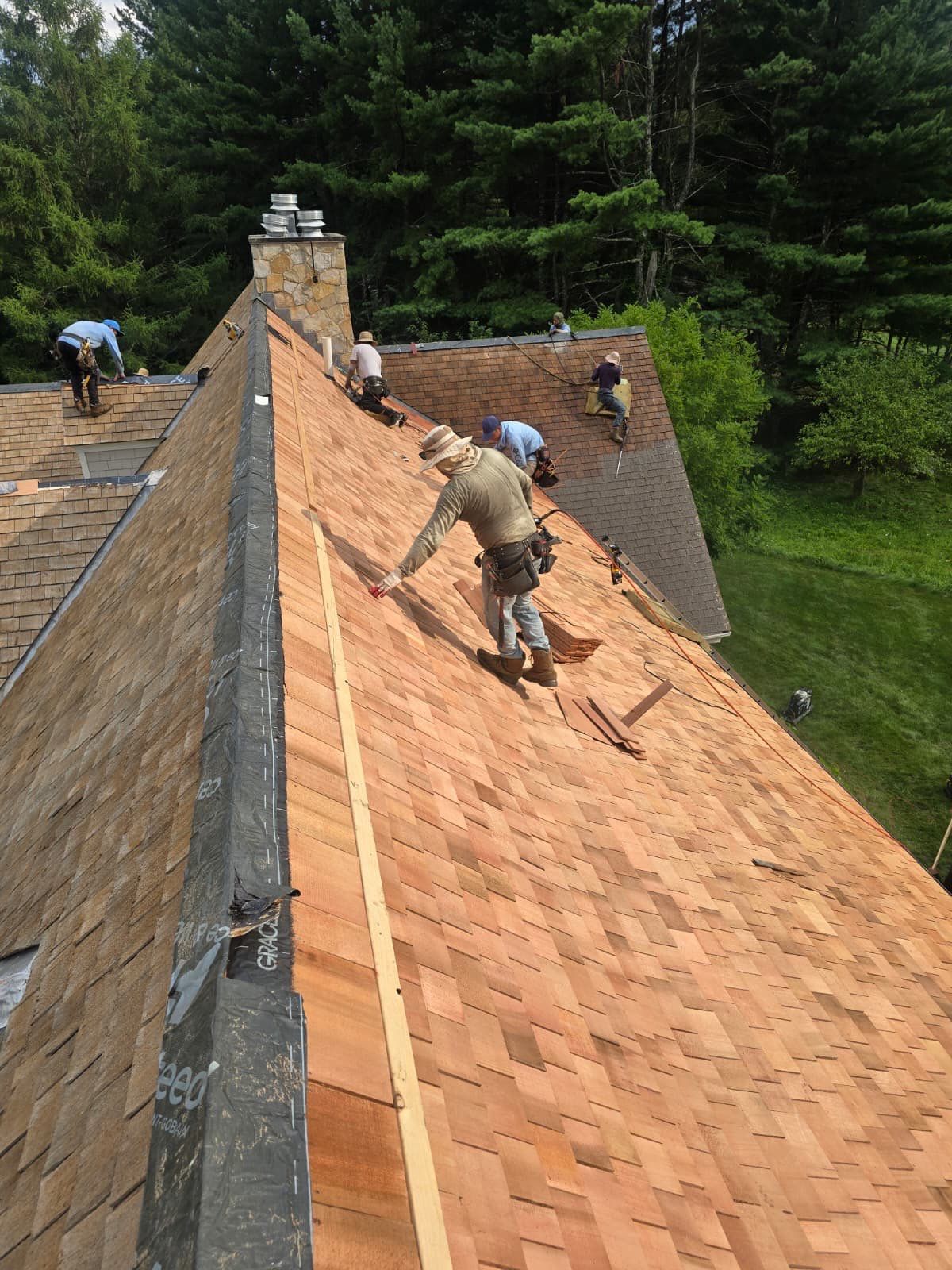 Cedar Shake Roof Restoration by Mighty Dog Roofing of Greater Middlesex County