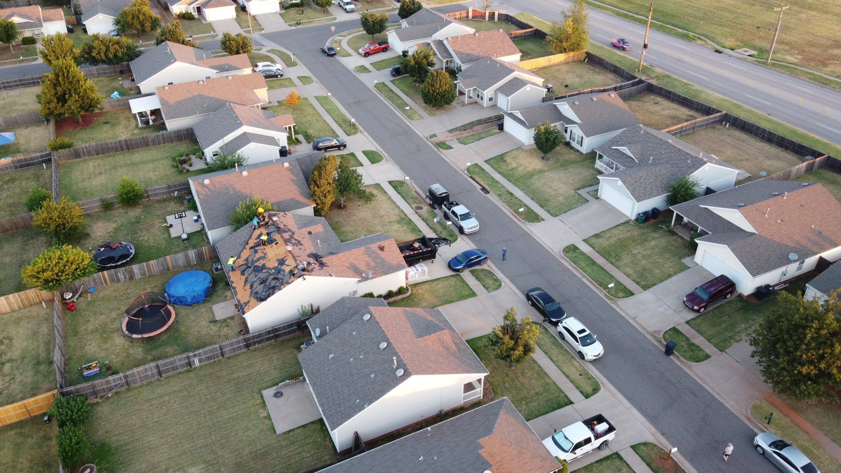 Residential Roofing Installation using GAF Natural Shadow  by A & H Roofing and Contracting