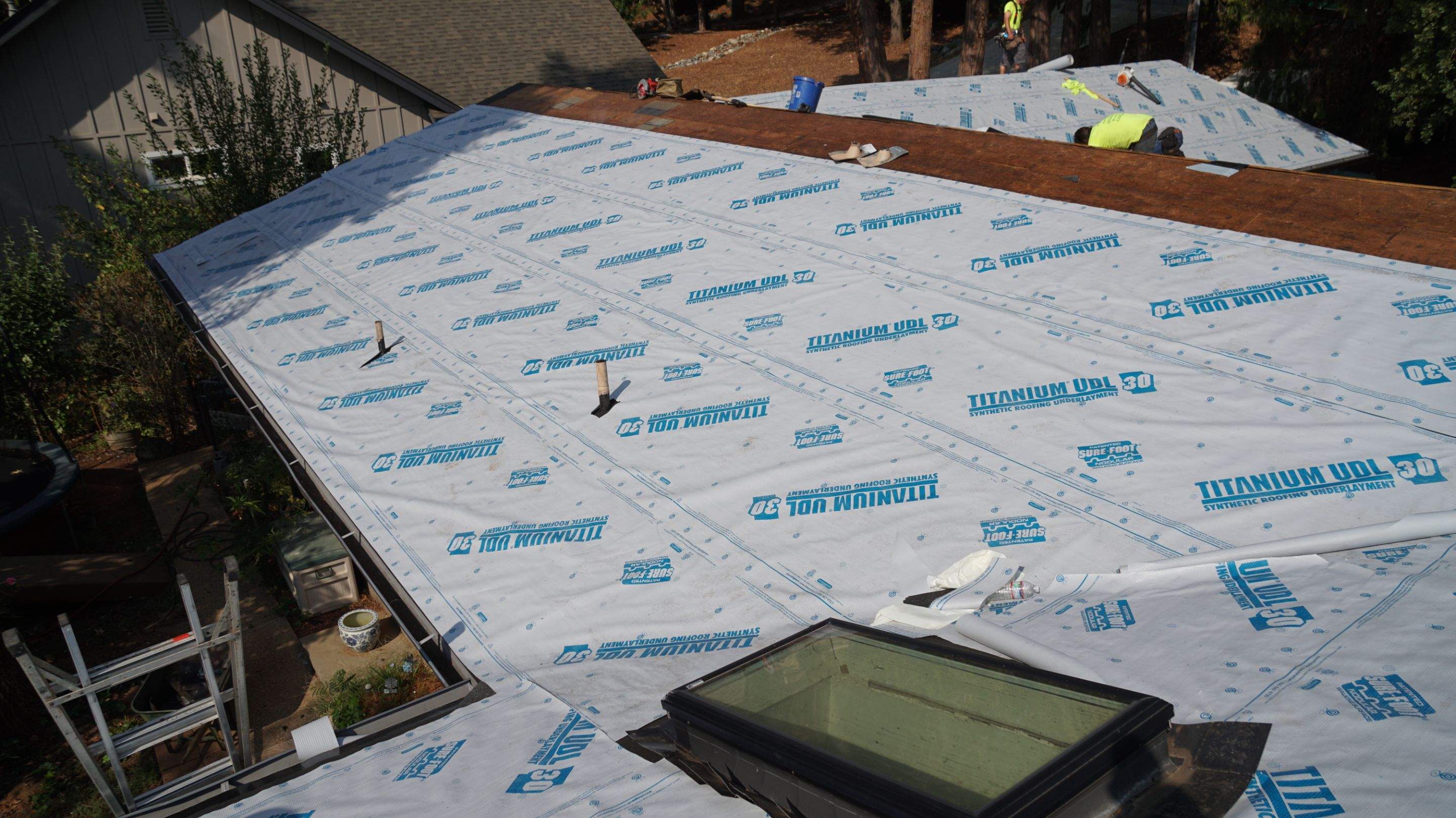Residential Roofing Installation using Owens Corning Roofing Shingles by Byers Enterprises 