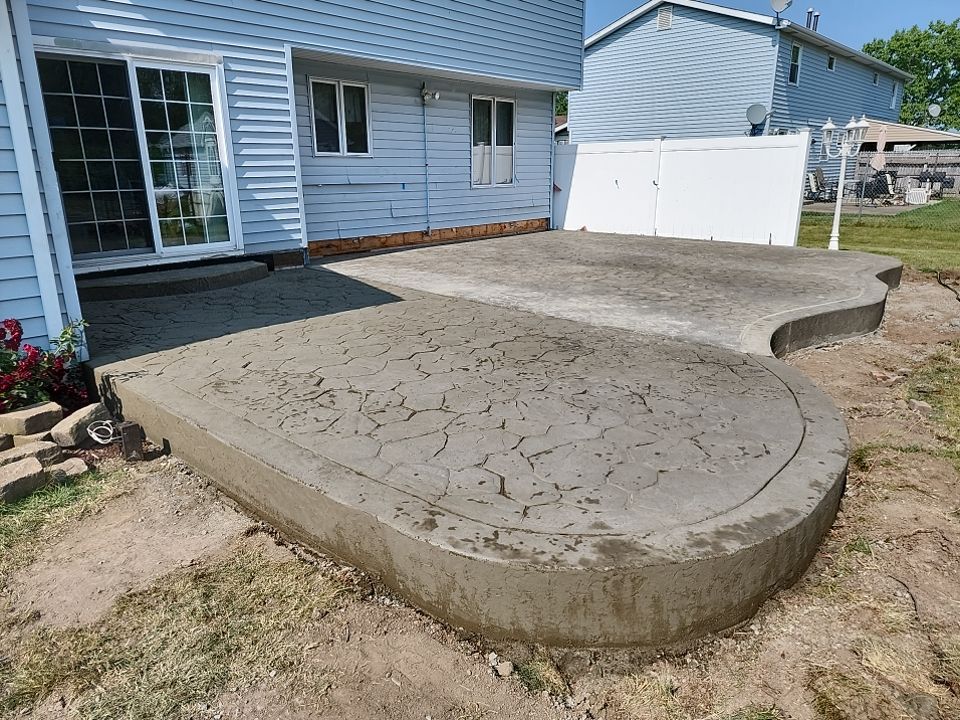 Stamped Concrete by Ivy Lea Construction