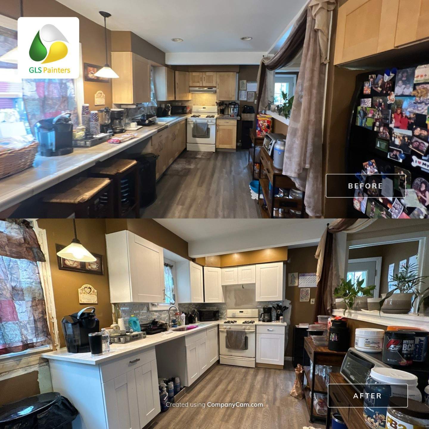 Kitchen Cabinet Painting by GLSpainters