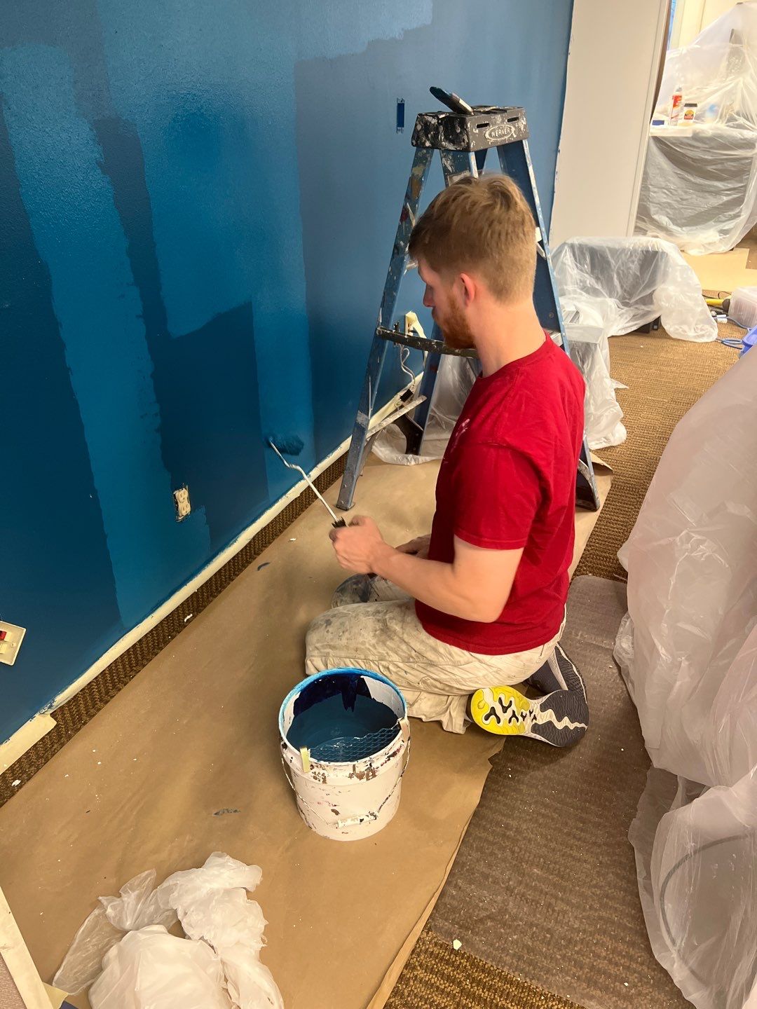 Amazing Workspace Transformation by Midnight Sun Painting