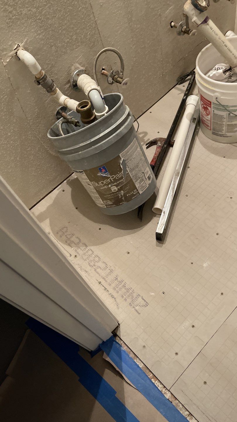 Full Bathroom Remodel by First United Roofing & Construction