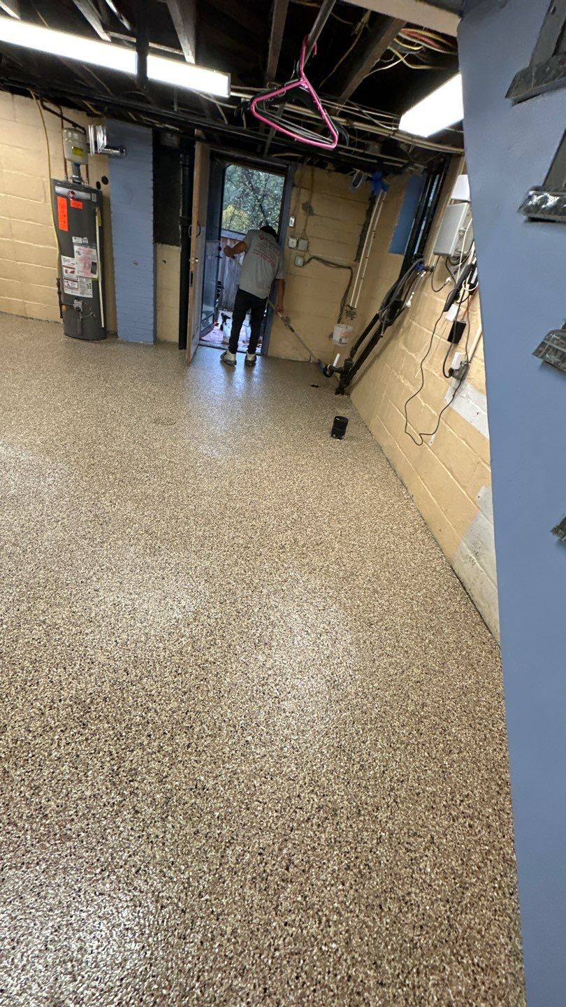 Shoreline Basement Project in Pittsburgh by Floors in a Day, Inc