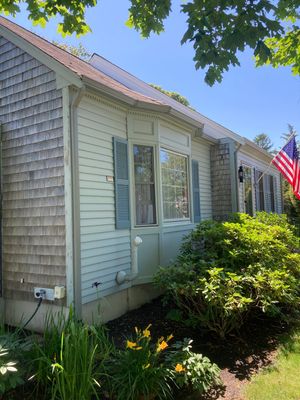 Yarmouth Port Gutter Installation using 5" K-Style Aluminum Gutter