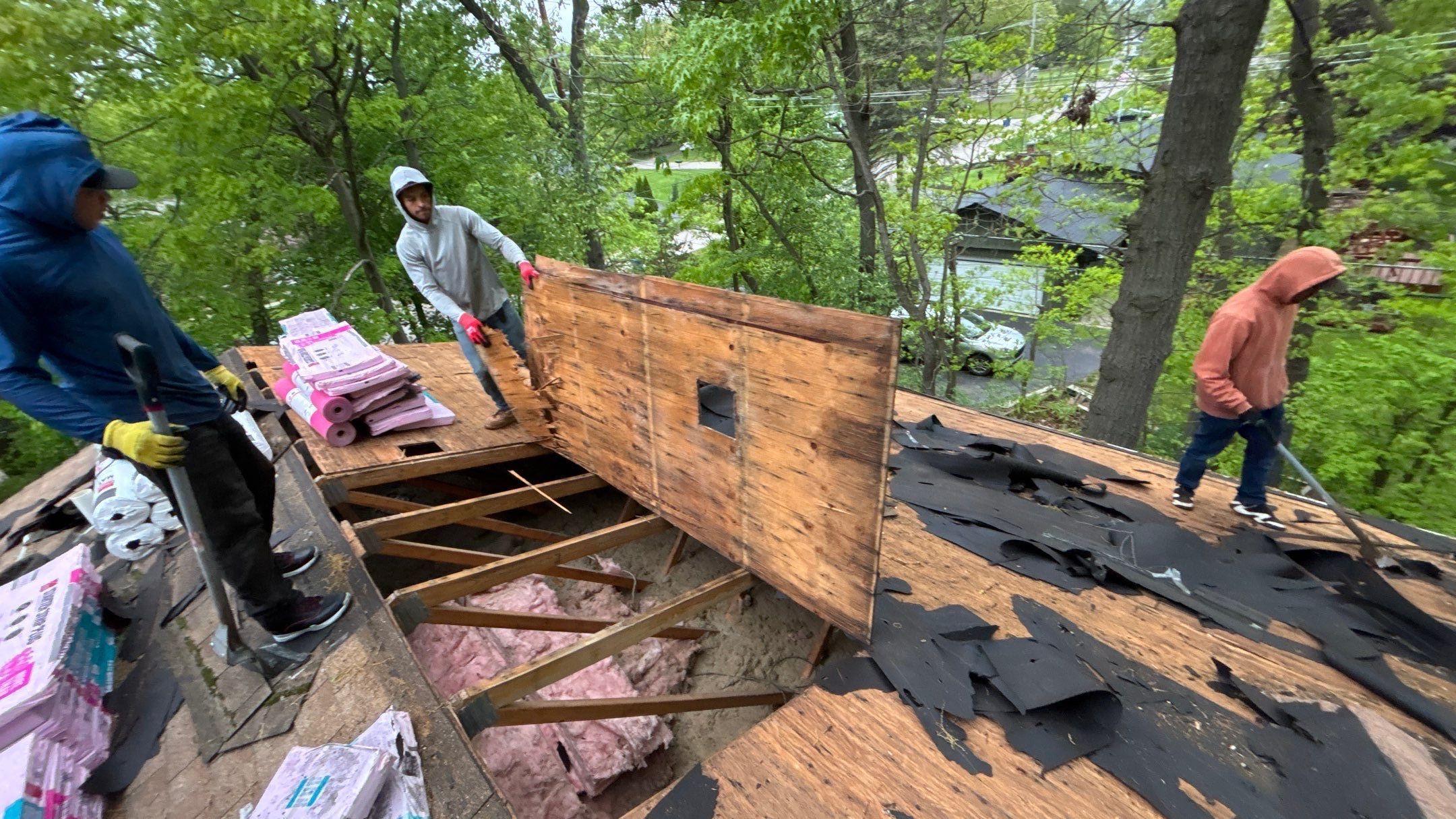 Roof Replacement using Owens Corning Storm Cloud by 180 Contractors