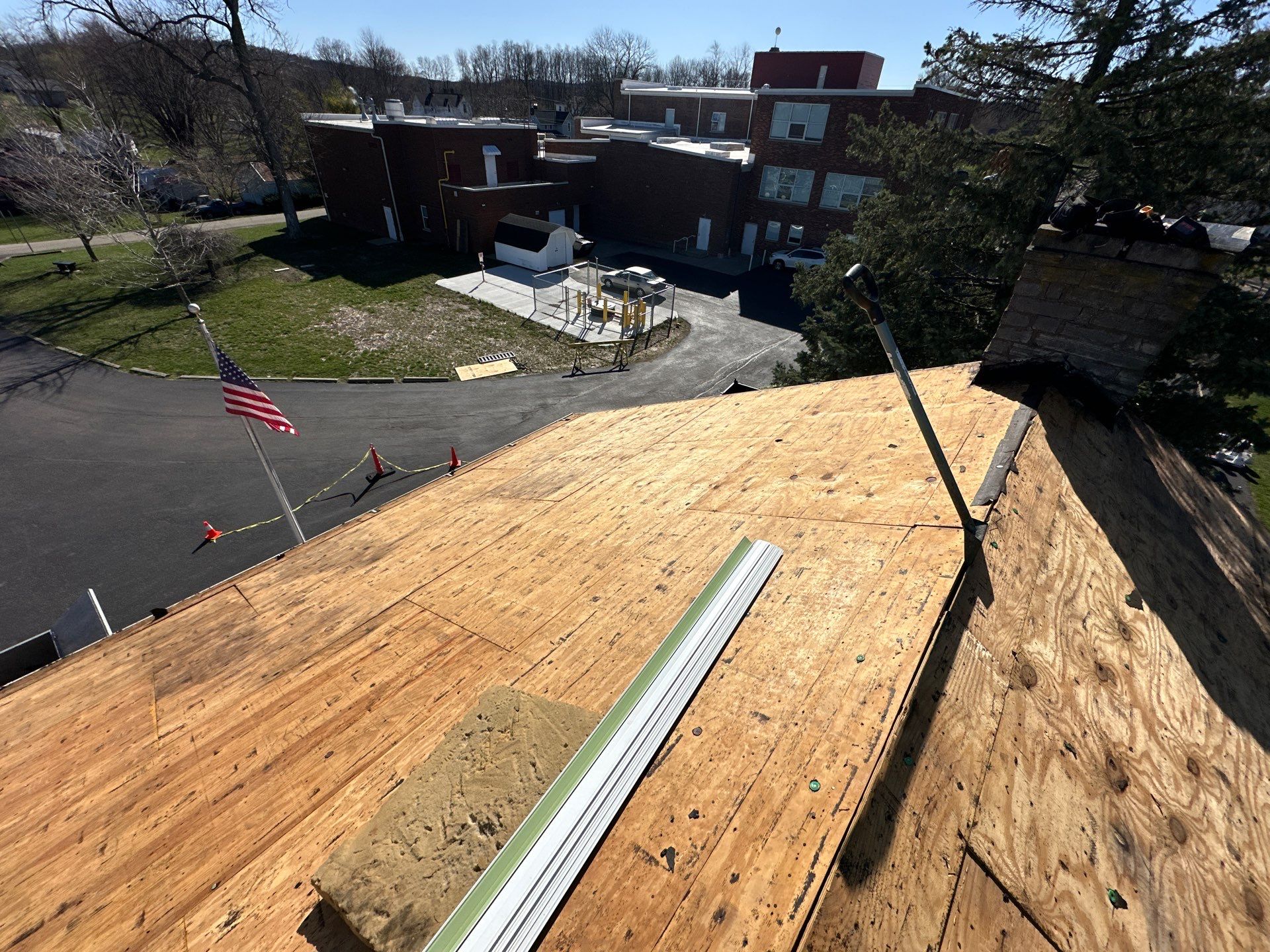 Commercial Roofing Installation using Timberline HDZ Shingles - Pewter Gray by RoofX 