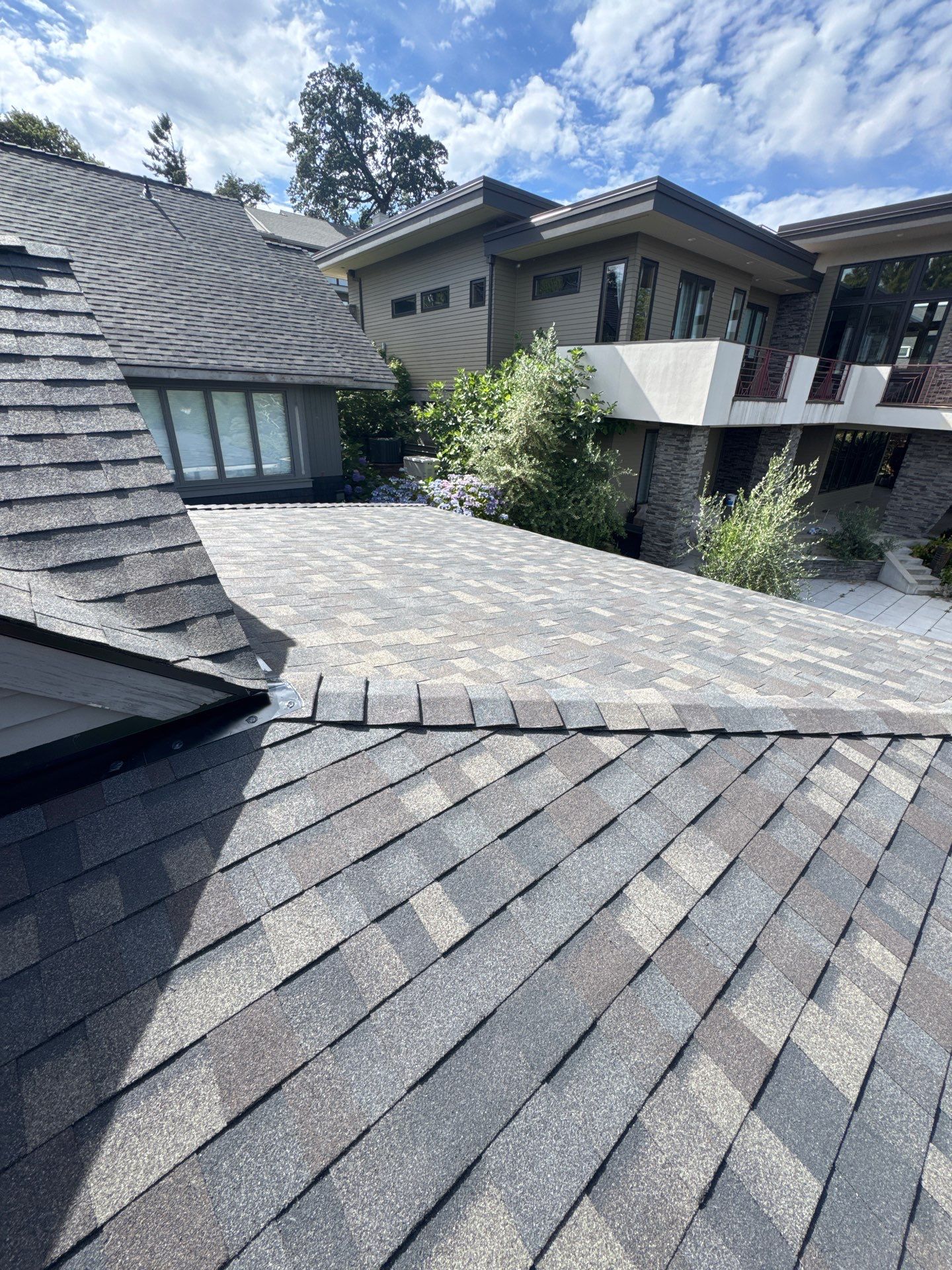 Complete Architectural Shingle Reroof and OSB Decking Repair in Eugene by BEST Roofing & Waterproofing