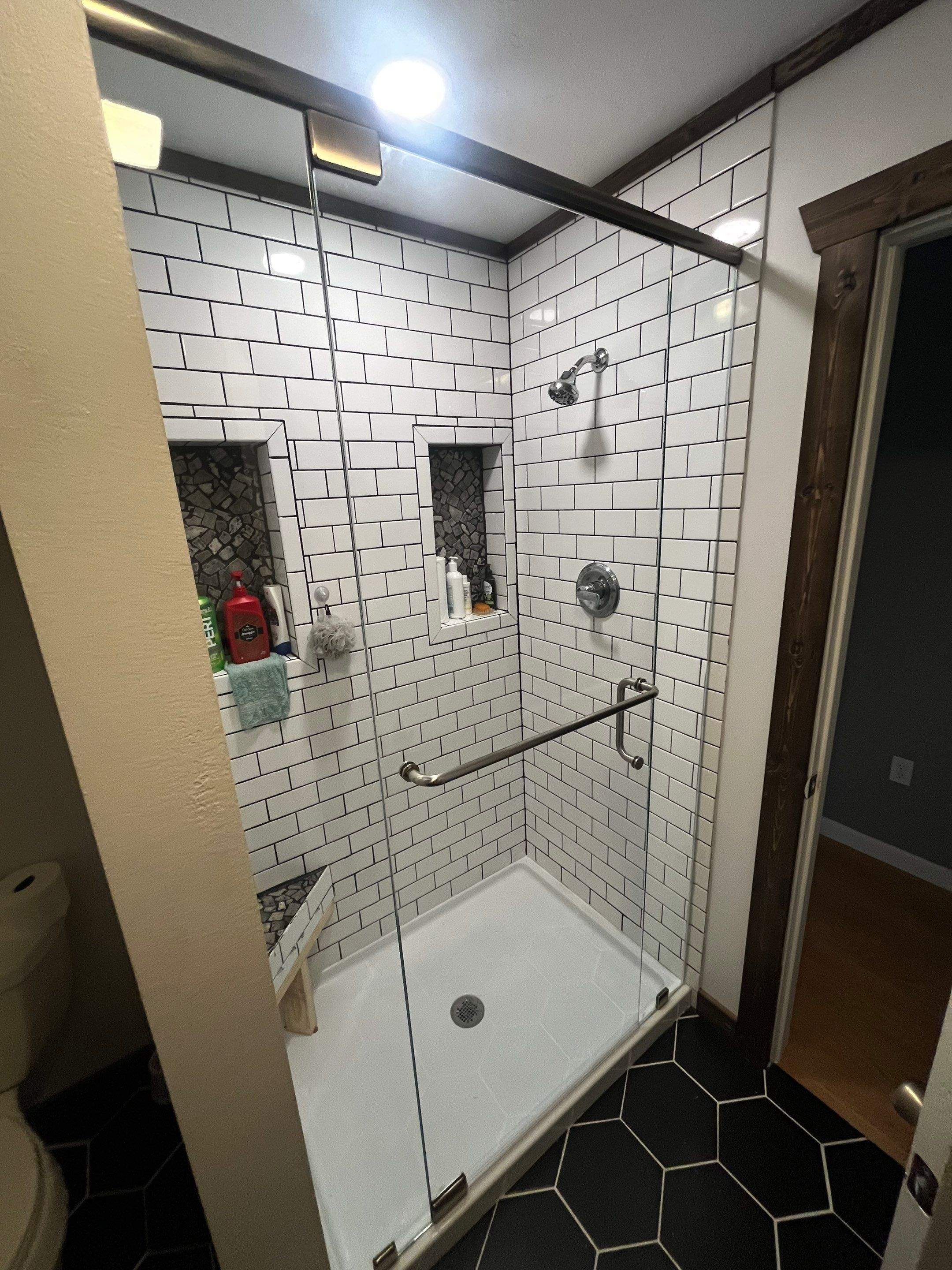 Shower Pictures by Custom Glass Service