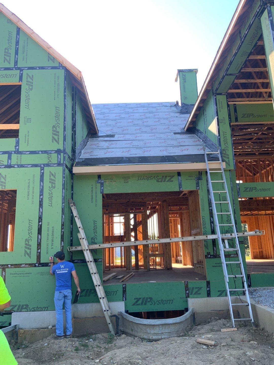 Residential Roofing Installation using Standing Seam Metal - Frost Black by RoofX 