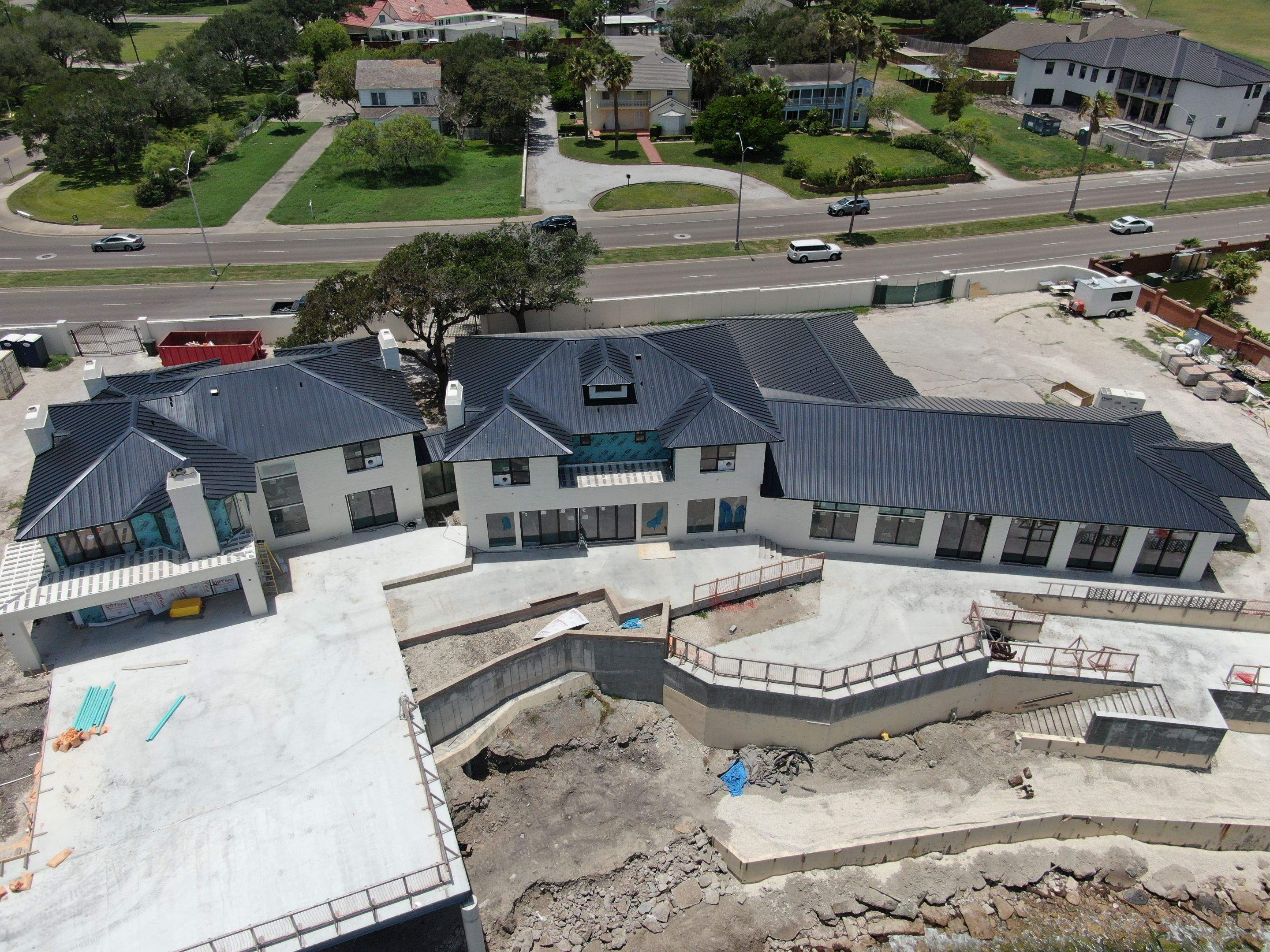 Megalodon Metal Roof on Corpus Bay by Bayfront Roofing and Construction