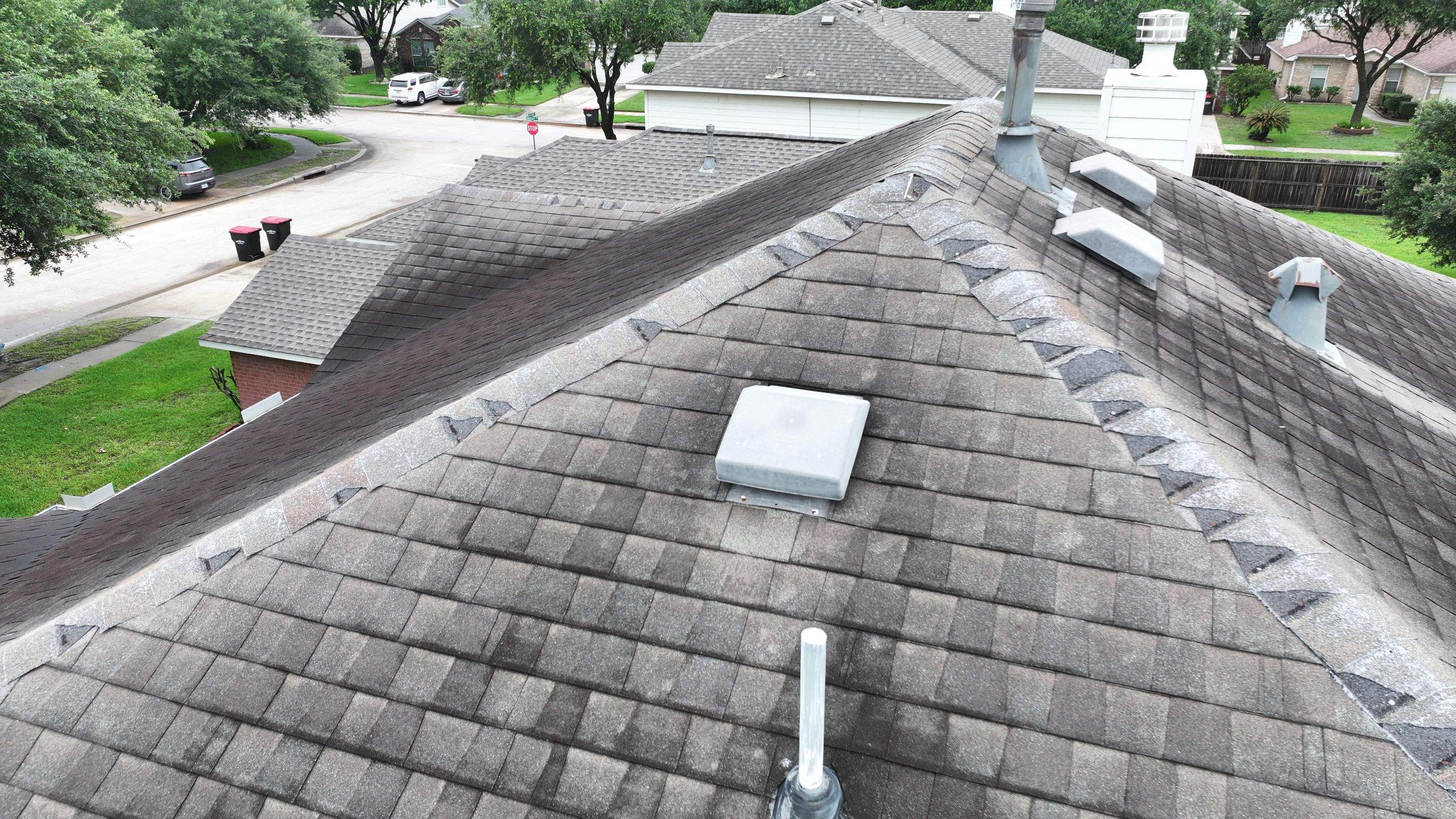Storm Damage Dried-In & Repaired — North Houston, TX by PL Roofing & SB Roofing, LLC.