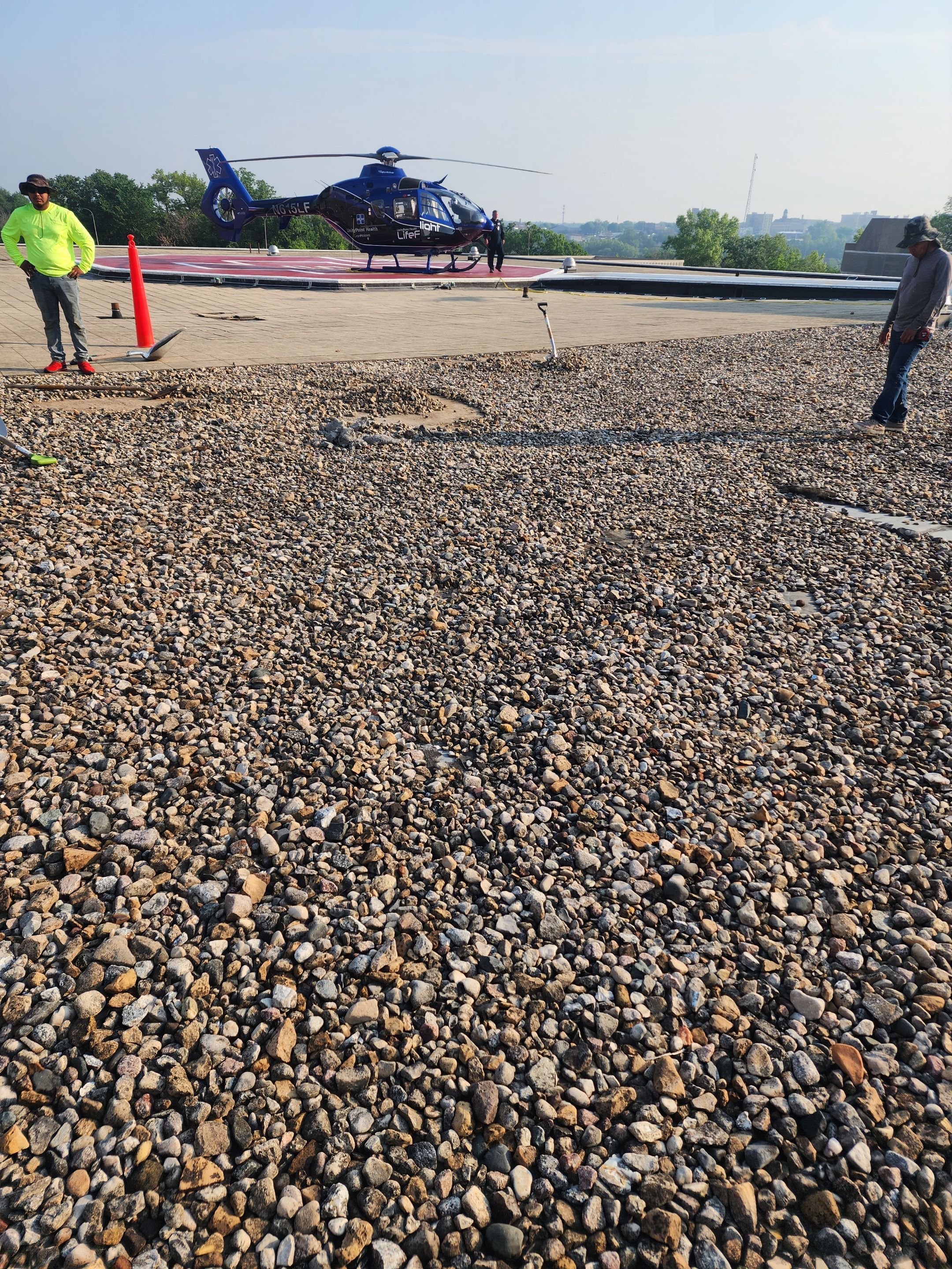 Commercial Roofing Installation using Charcoal DURO LAST by Grell Roofing, LLC