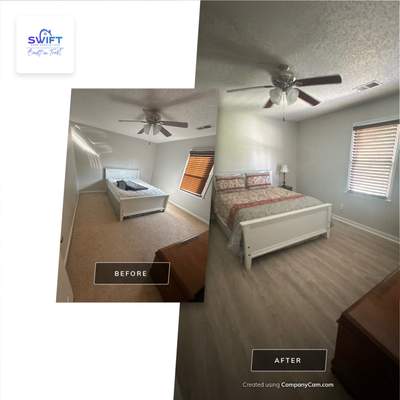 Interior Flooring Refresh with Wood-Look Plank Installation in Powder Springs