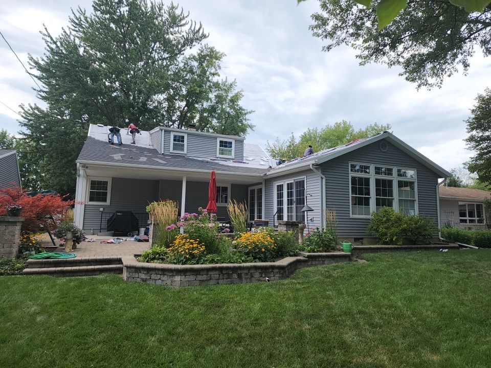 Residential Roofing Installation using GAF Timberline HDZ Charcoal by Nitro Roofing and Construction
